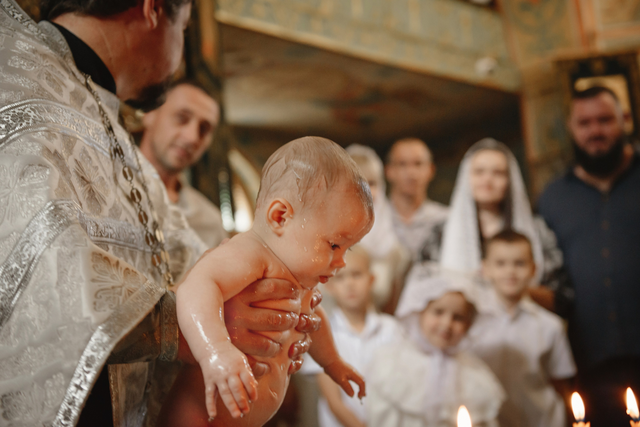 Таинство Крещения. Фотограф новорожденных в Ростове-на-Дону
