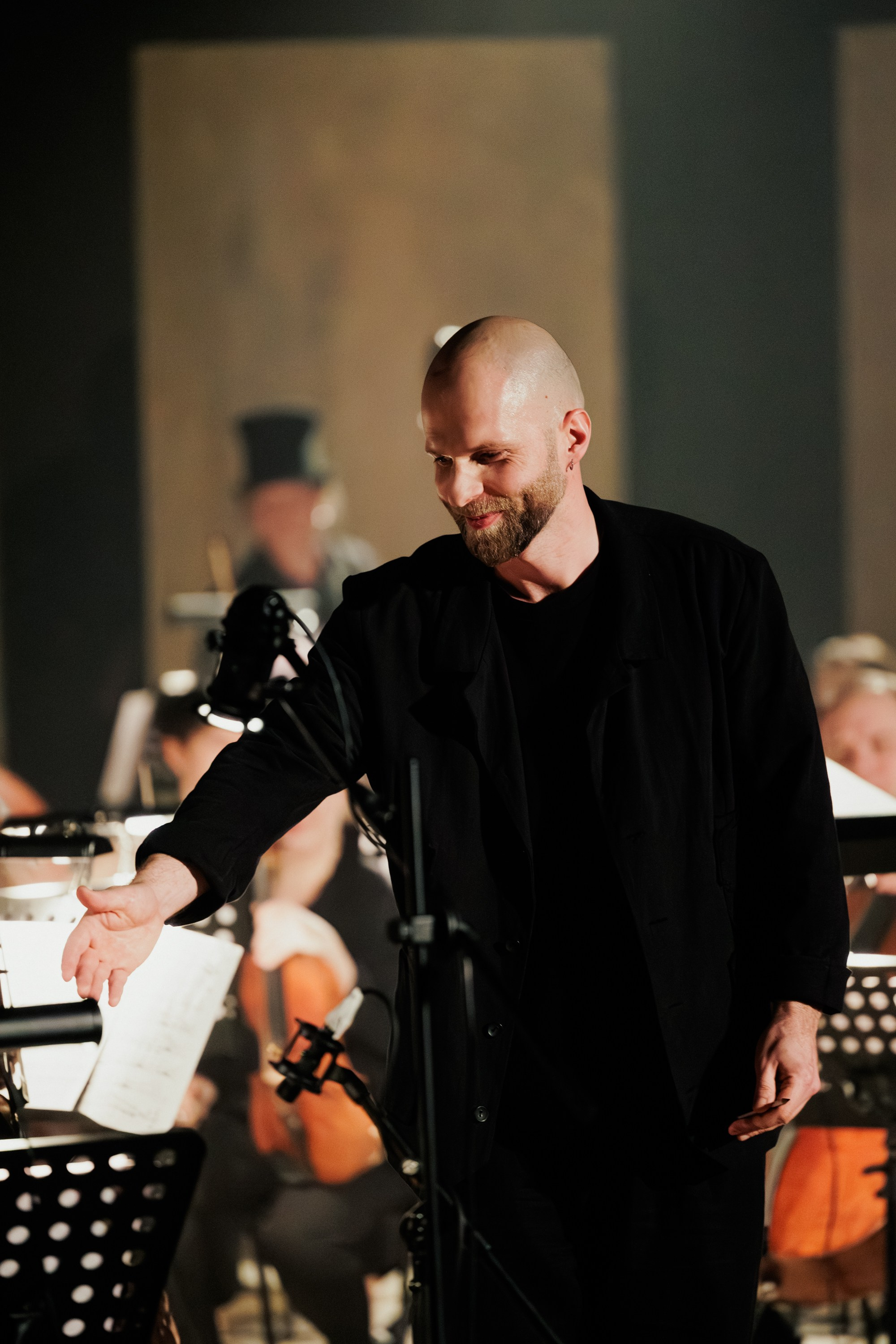 Концерт музыки композитора-резидента Алексея Ретинского «Dom Radio». Репортажный фотограф в Санкт-Петербурге Александр Паклин