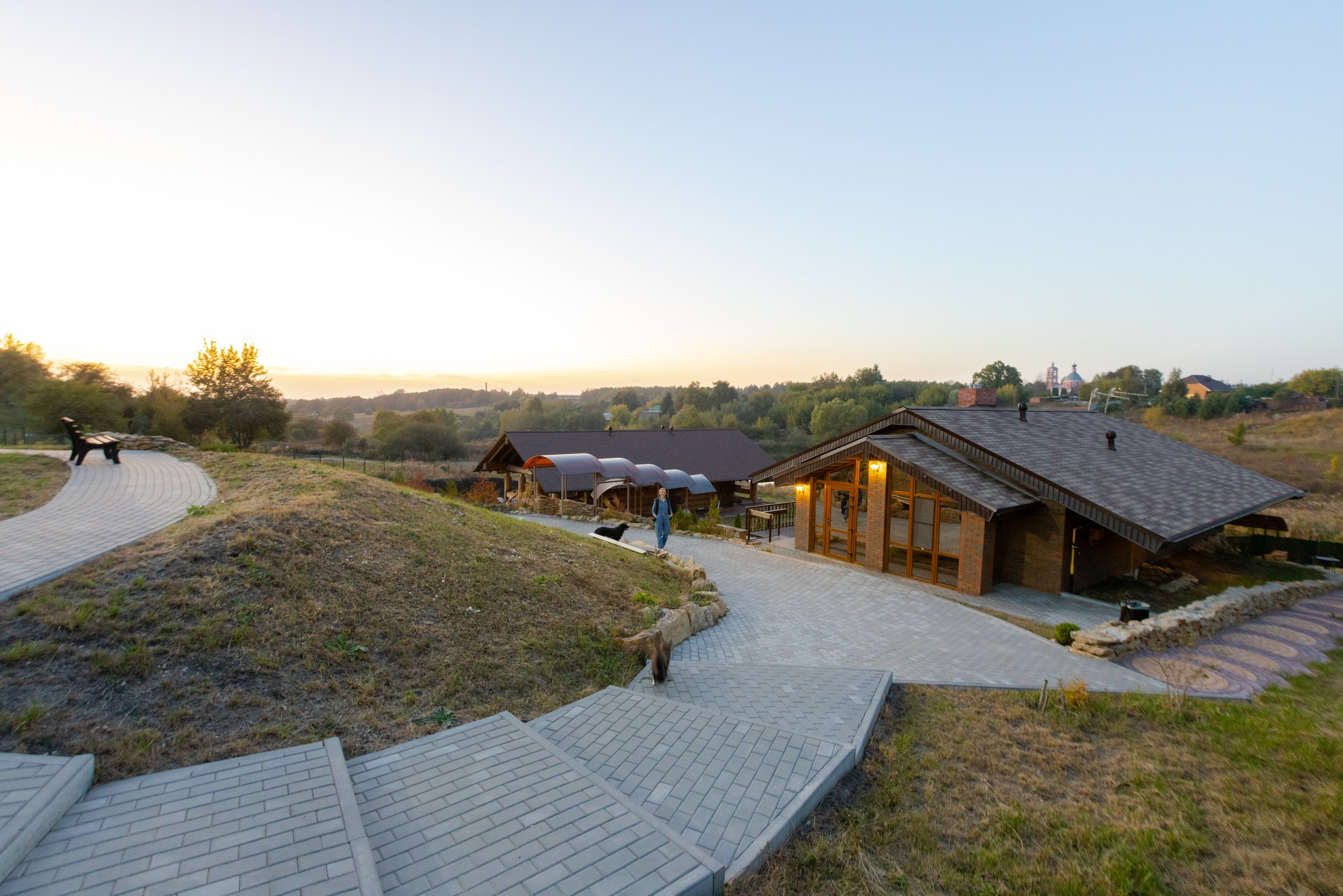 Большая Тросна вечером и новый бассейный комплекс. Фотограф в Туле Крупский АнДРей. Фотостудия «КАДР71» в Туле