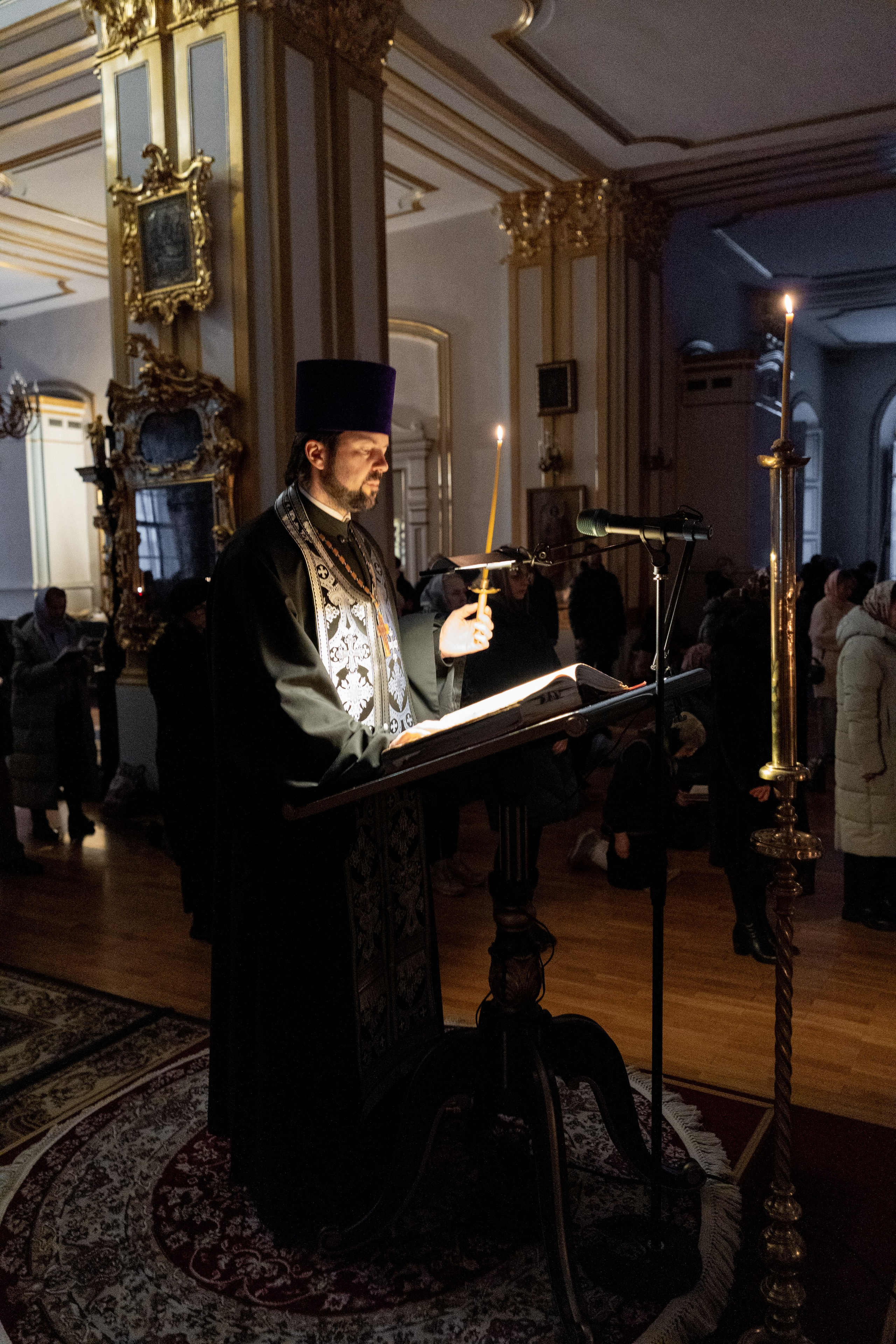 Великое повечерие с чтением Великого покаянного канона преп. Андрея Критского. НИКОЛО-БОГОЯВЛЕНСКИЙ МОРСКОЙ СОБОР