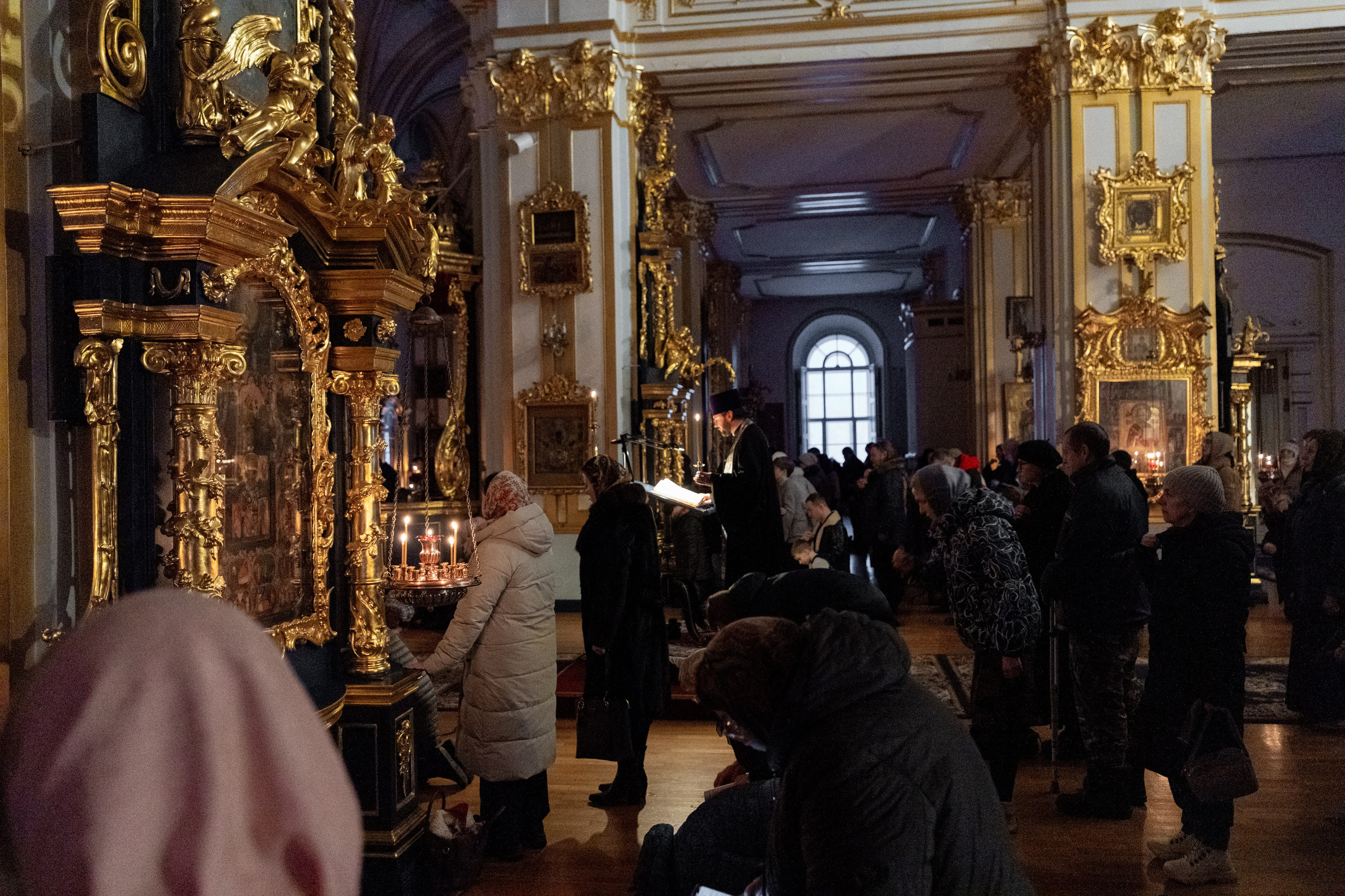 Великое повечерие с чтением Великого покаянного канона преп. Андрея Критского. НИКОЛО-БОГОЯВЛЕНСКИЙ МОРСКОЙ СОБОР