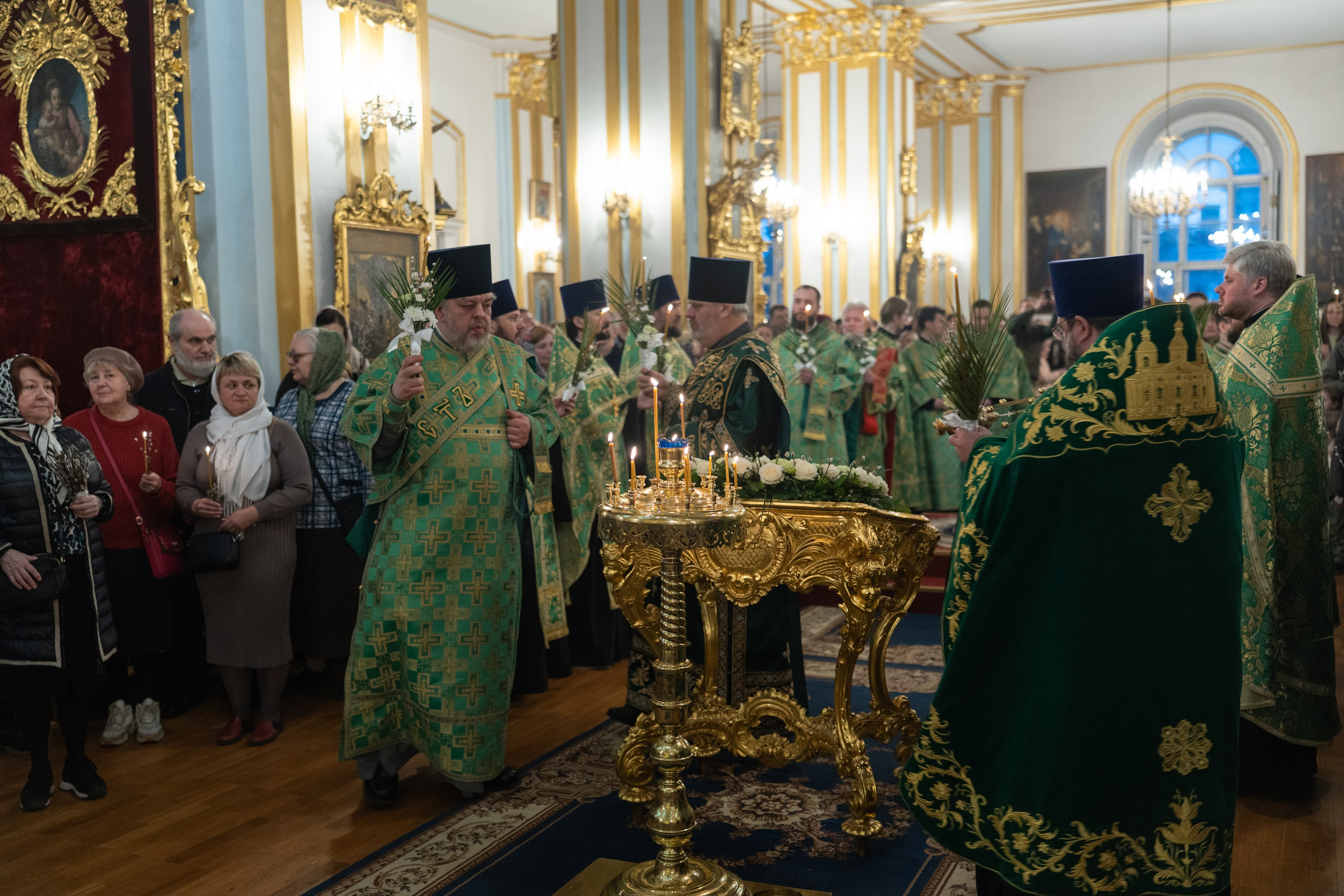 Суббота 6-й седмицы, ваий. Лазарева суббота. Воскрешение прав. Лазаря. НИКОЛО-БОГОЯВЛЕНСКИЙ МОРСКОЙ СОБОР