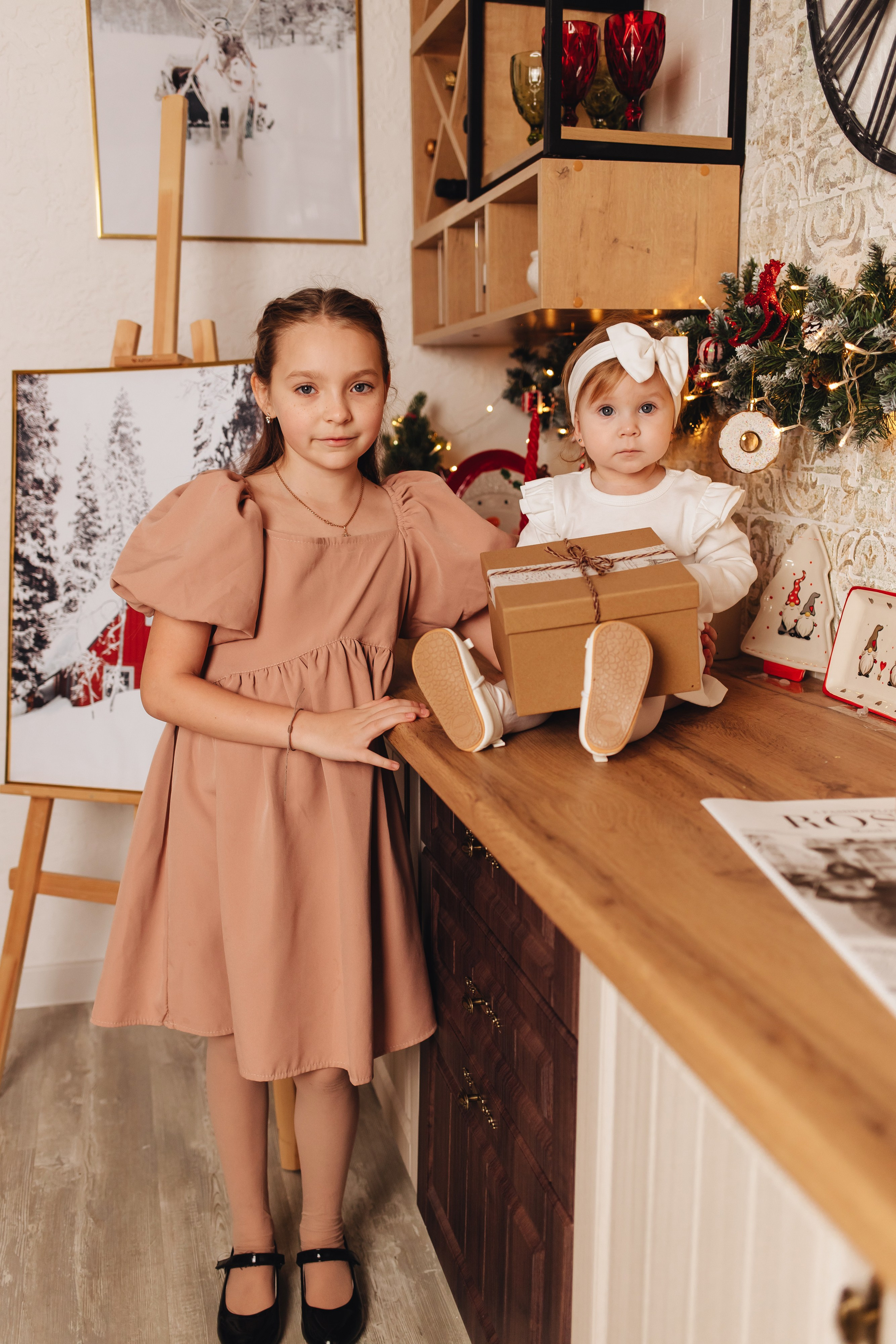 Семейная новогодняя фотосессия. Фотограф Елена Кириллова