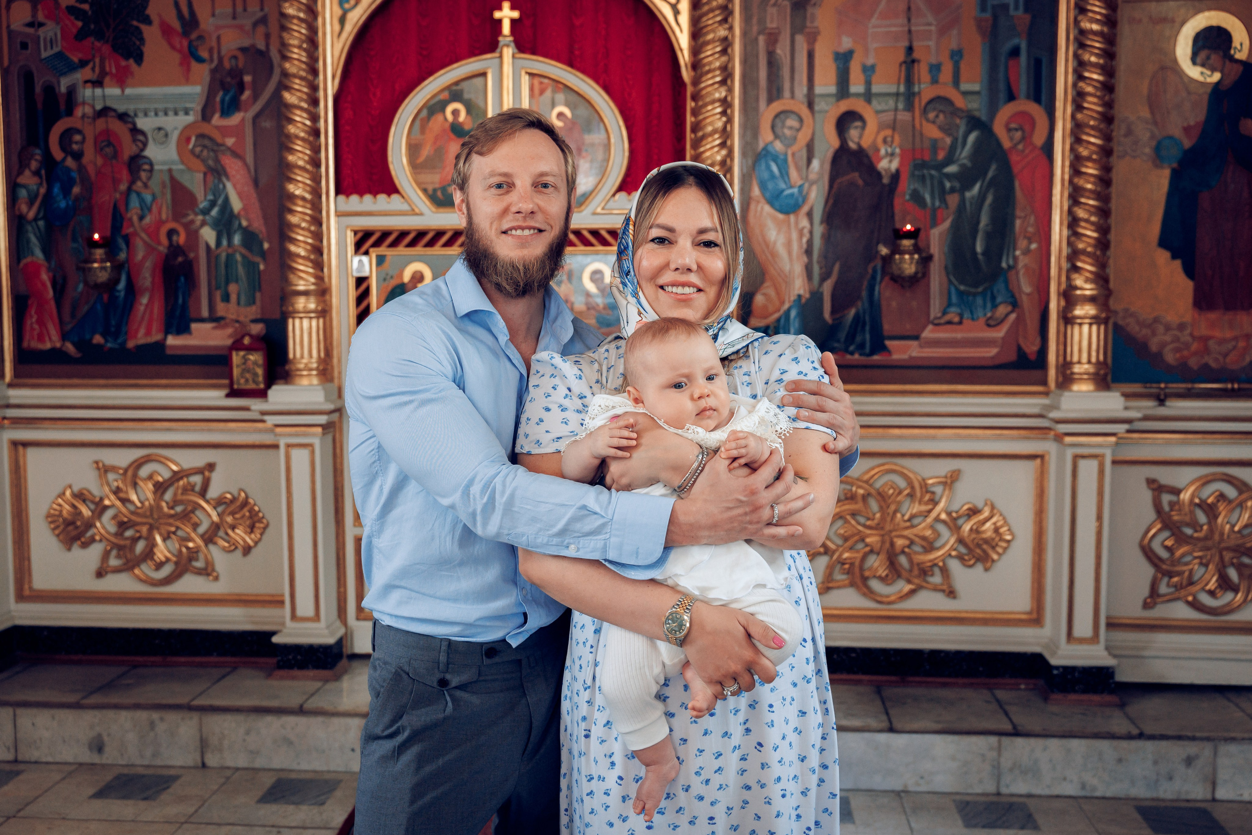Крещение в Елоховском Богоявленном соборе. Профессиональный фотограф в Москве и Мо Мария Шантарёва