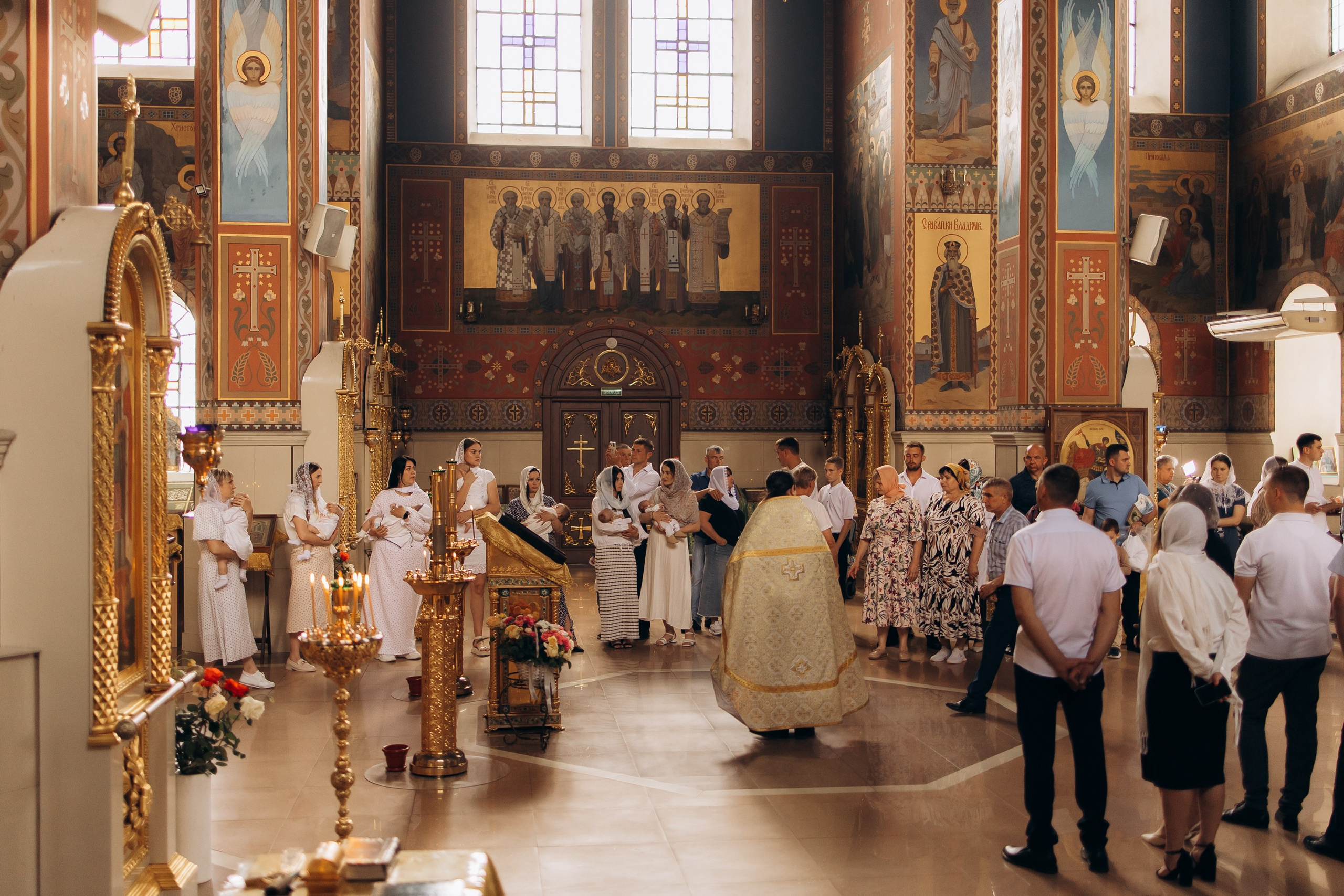 Крещение Николая и Александра. Семейный фотограф в Краснодаре Храмова Анна