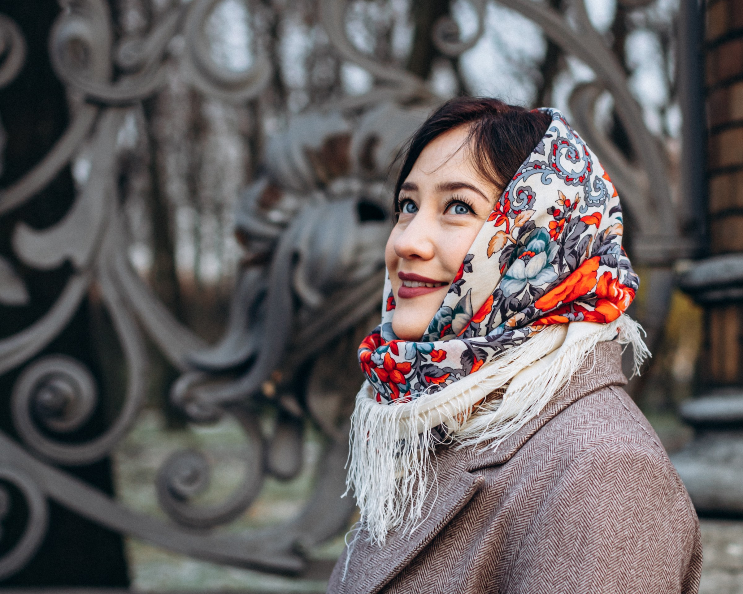 Екатерина в ноябре. Фотопрогулка в Петербурге. Индивидуальный и семейный фотограф в Санкт-Петербурге