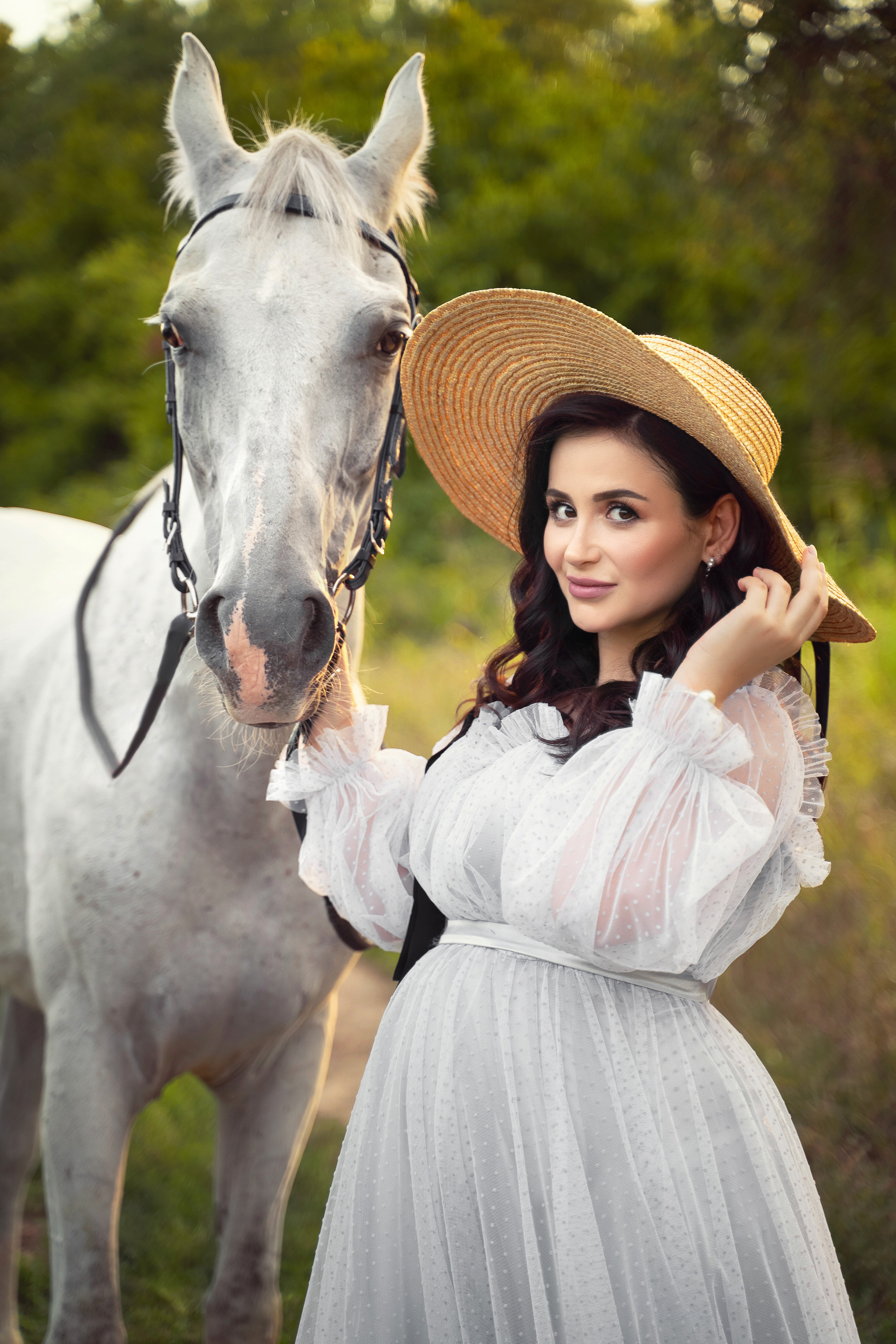 Съемки с лошадьми. Ньюборн фотограф, фотограф новорожденных г. Нальчик Залина Афаунова