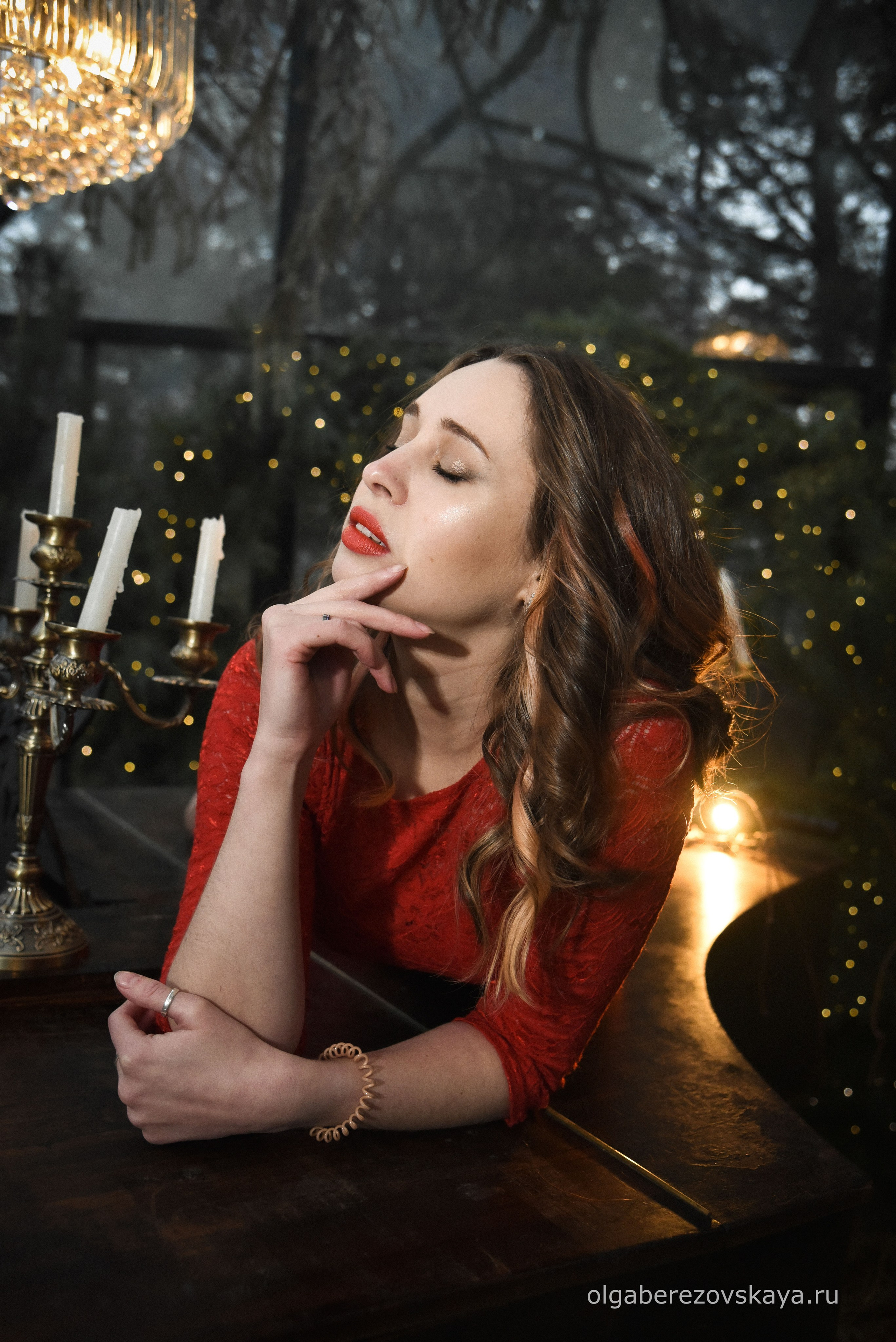 Новогодняя фотосессия с роялем