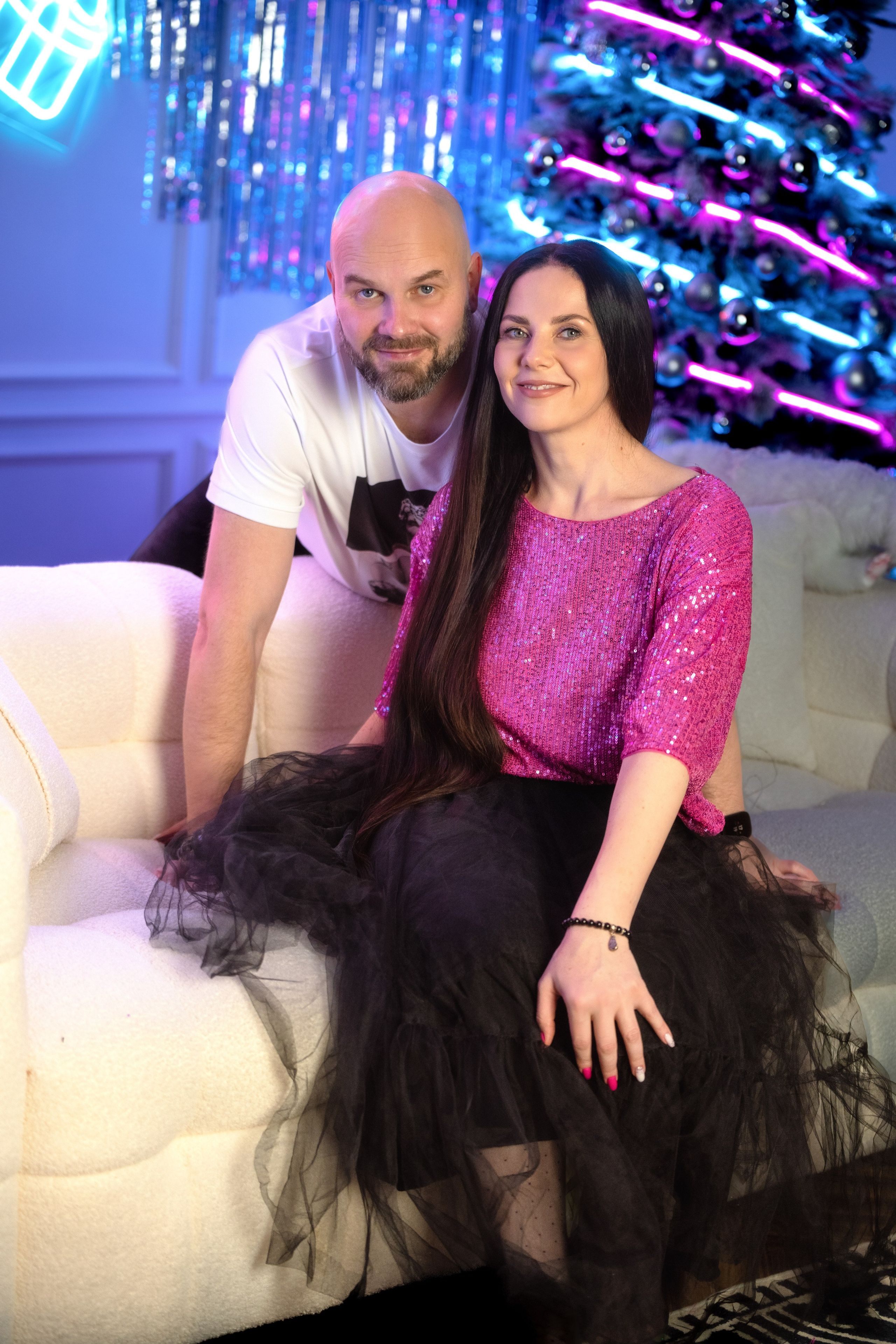 Новогоднее: Алексей, Алена и Степан. Фотограф г. Хабаровск