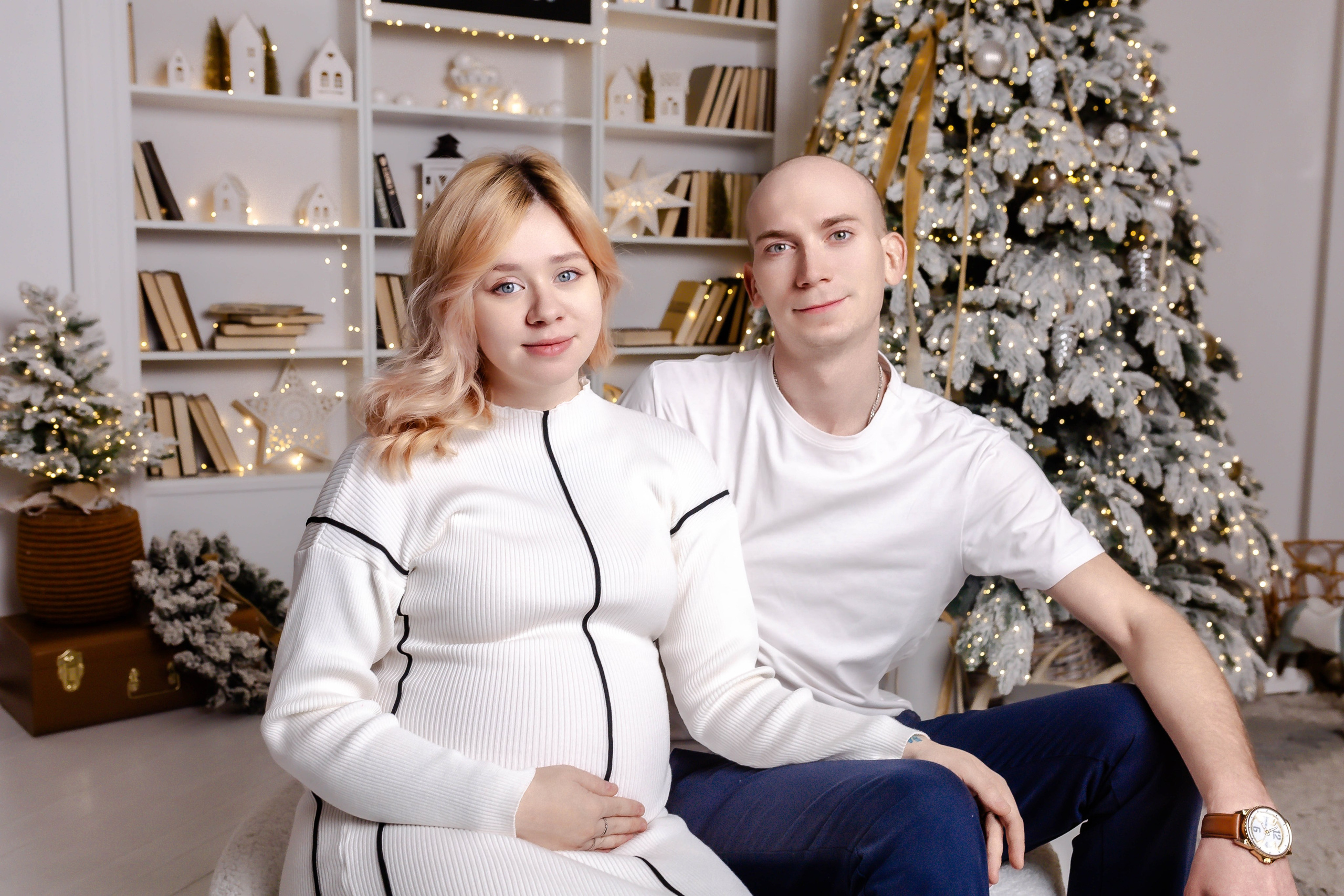 Семейная новогодняя фотосессия. Свадебный и семейный фотограф Виолетта в Липецке