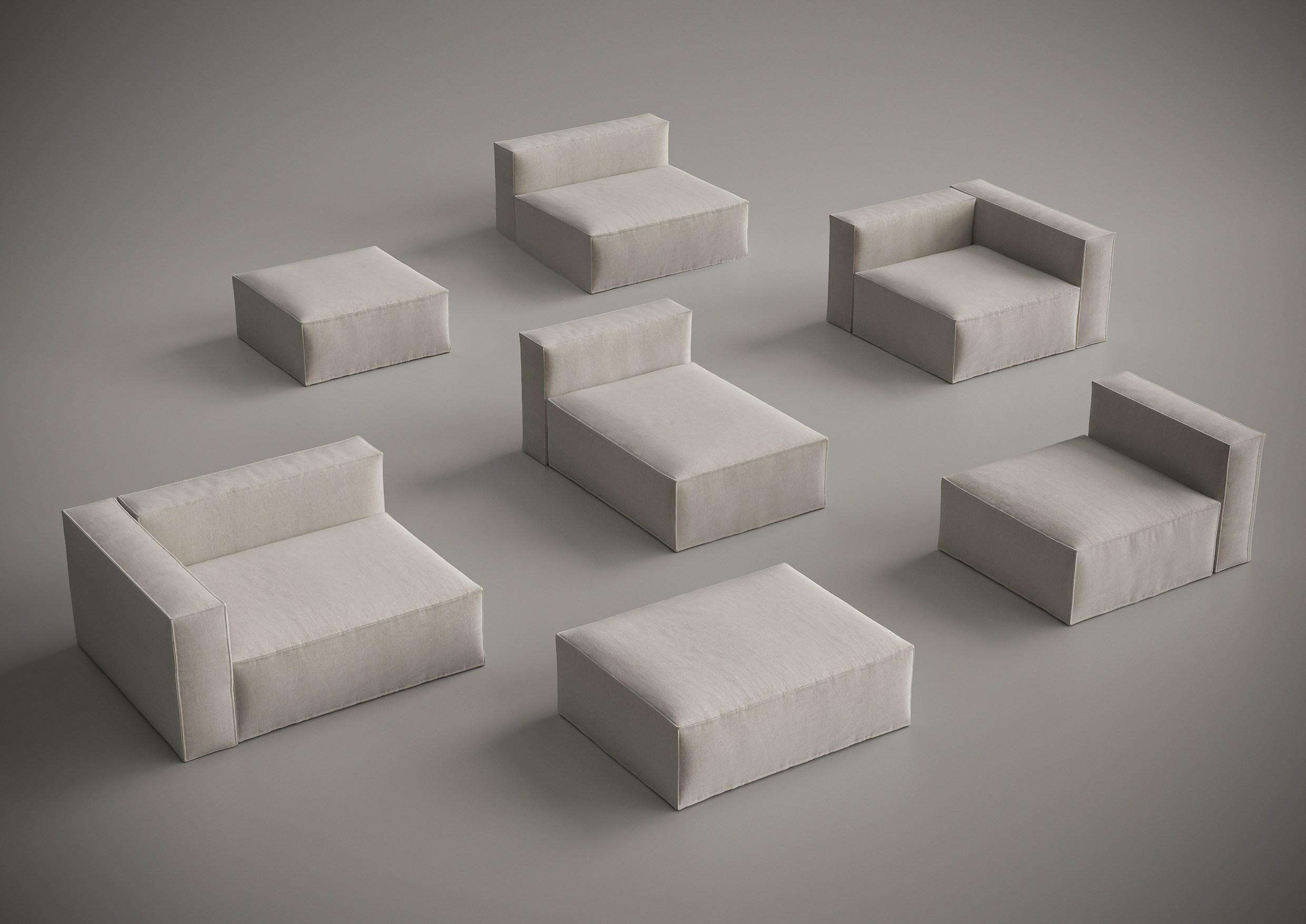 Визуализация дивана для производителя мягкой мебели