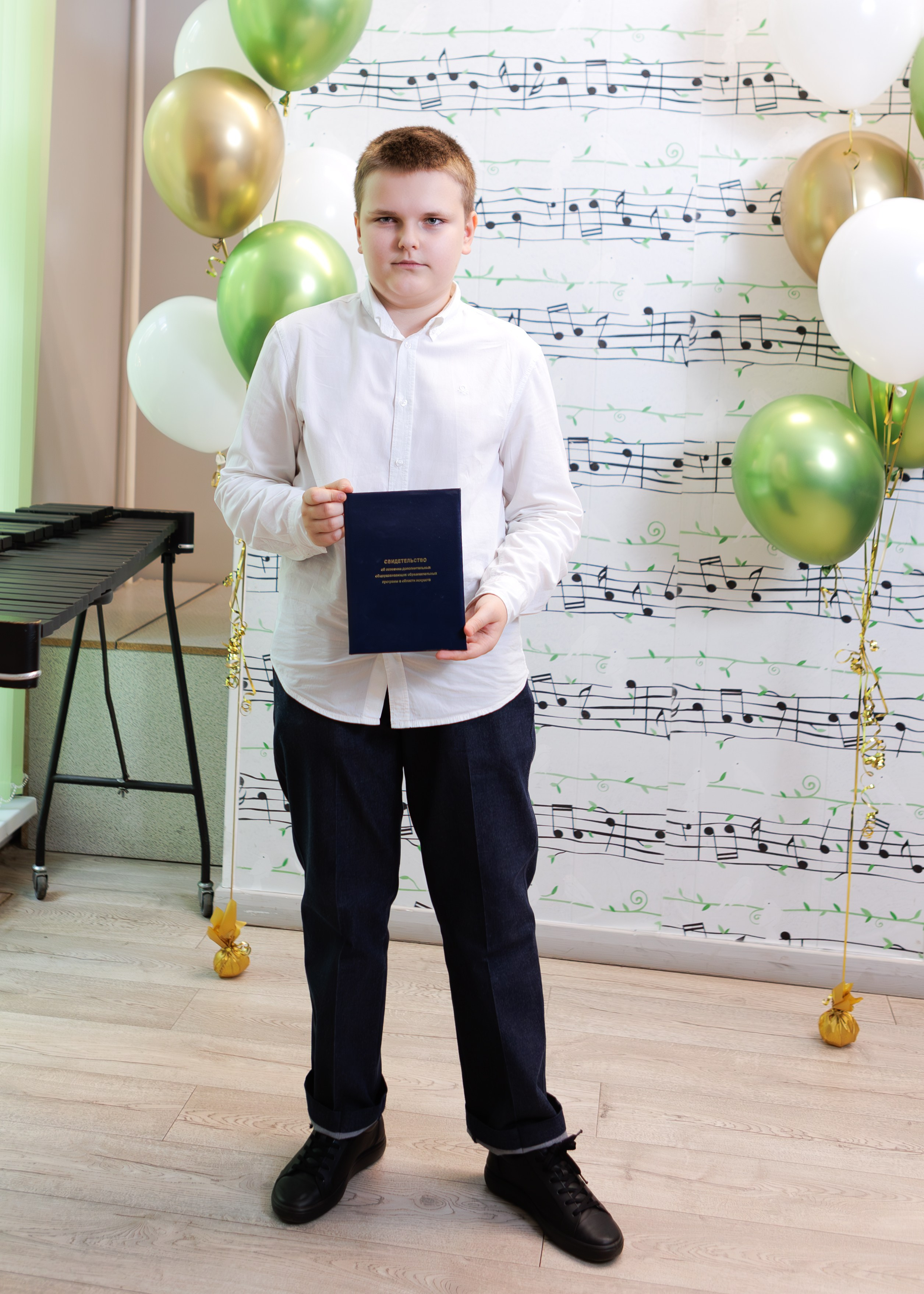 Вручение дипломов в Детской музыкальной школе имени Н. П. Будашкина. Выпускные альбомы и школьный фотограф в Подольске, Троицке, Щербинке, Москве и Московской области