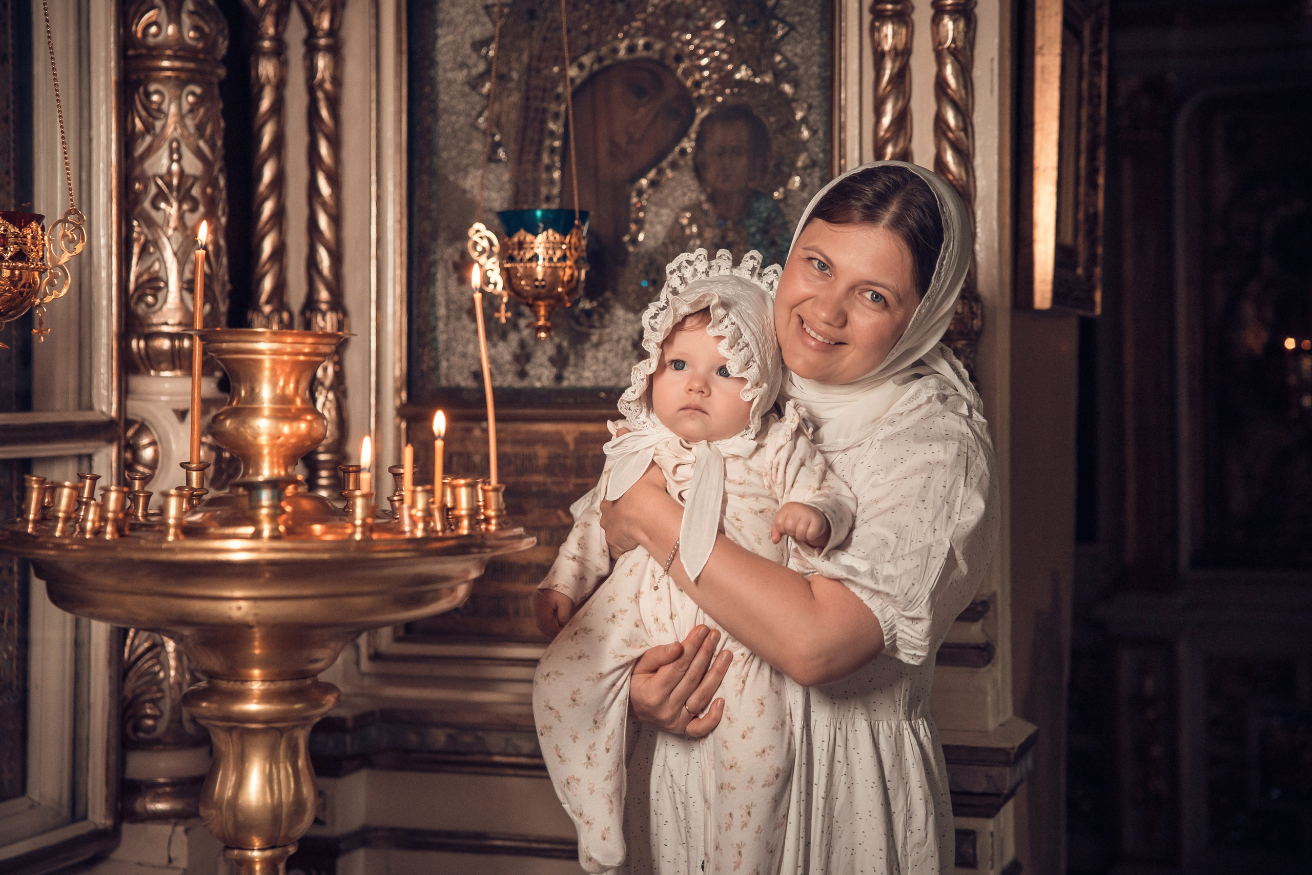 Таинство крещения. Семейный и детский фотограф в Москве Орешина Юлия