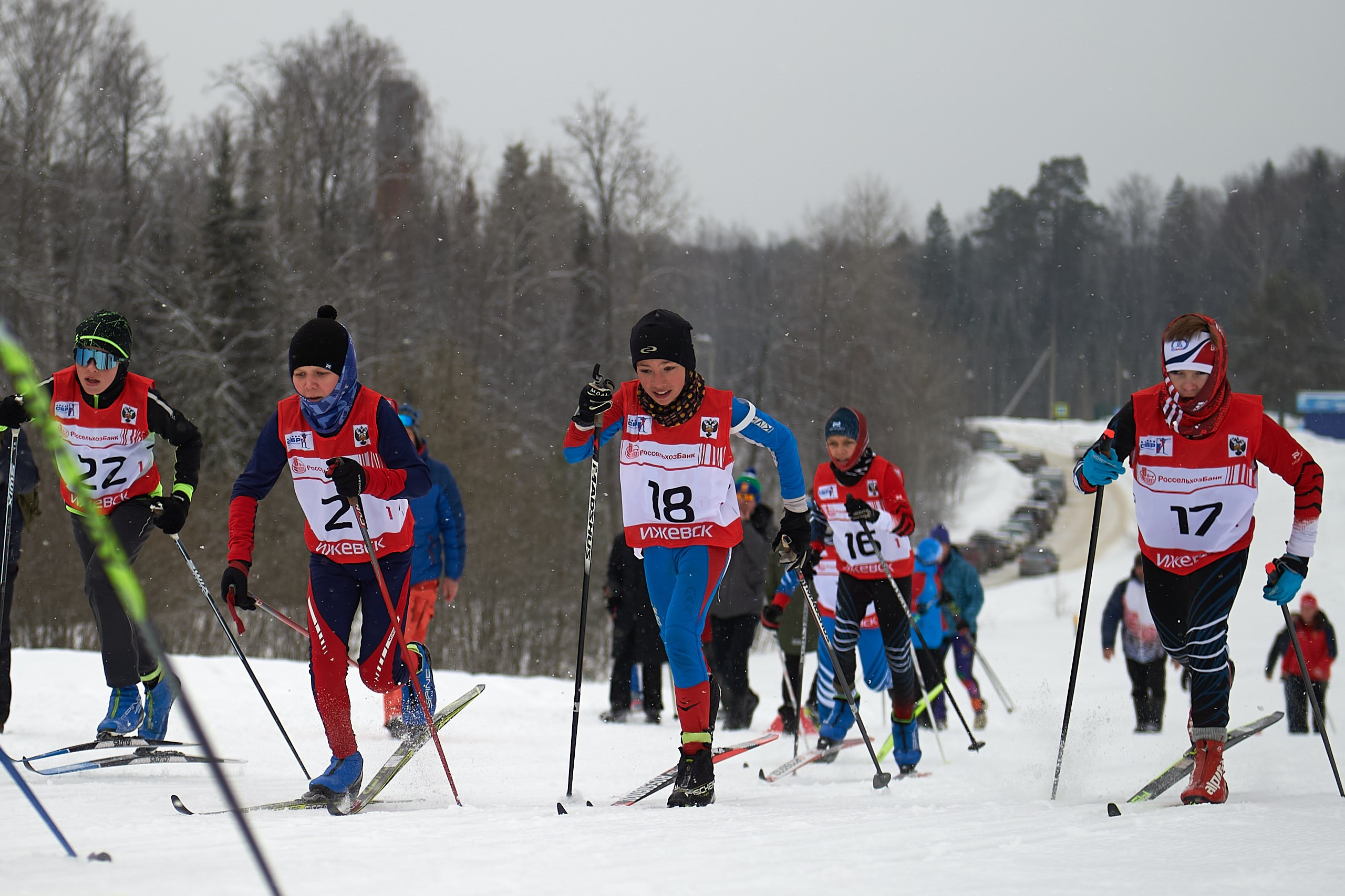 Всероссийские соревнования по лыжным гонкам «Пионерская правда». Ижевс. Спортивный репортажный фотограф в Ижевске Сергей Мерзляков