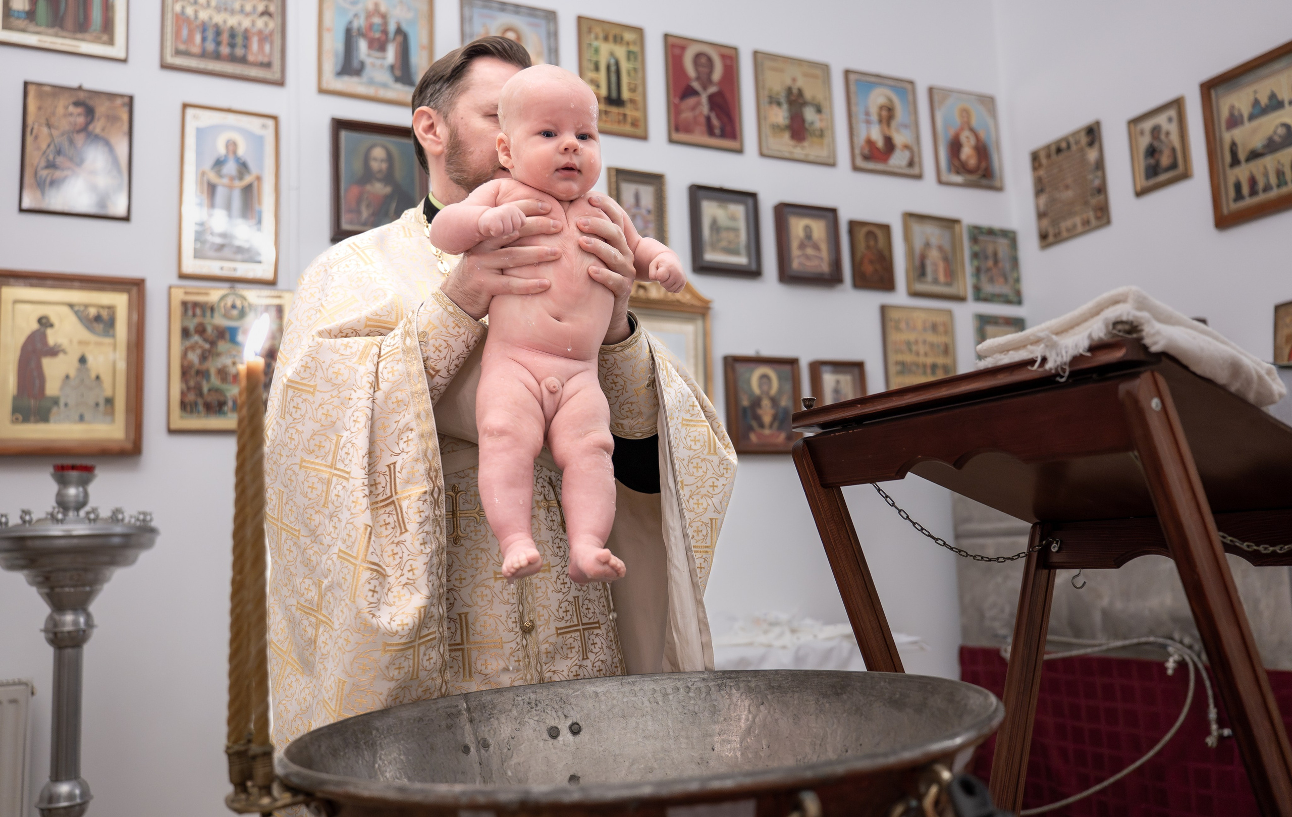 Крещение мл. Максима. Фотограф в Москве