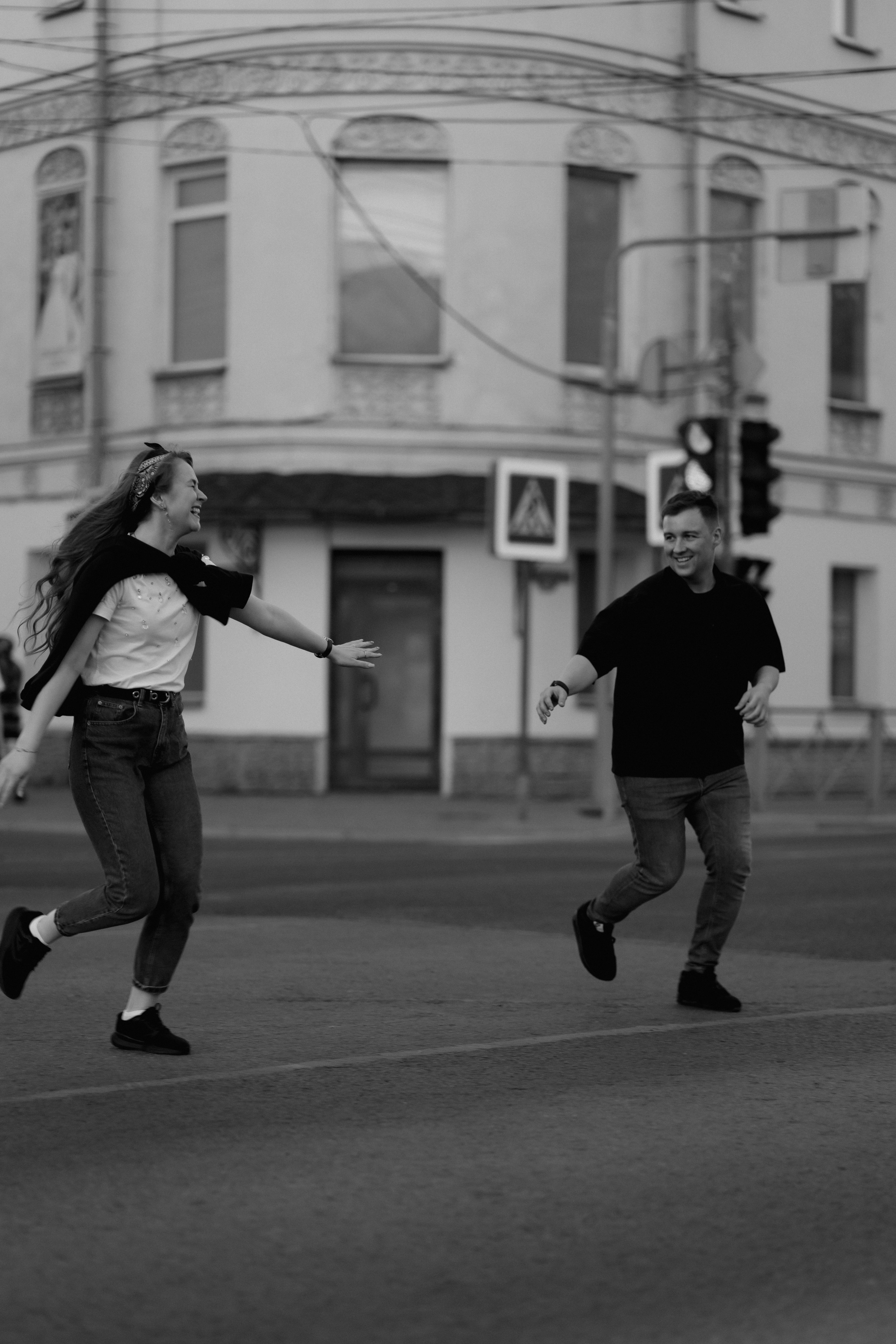 Парная уличная фотосессия в Архангельске. Портретный и свадебный фотограф в Архангельске Елизавета Стрекаловская