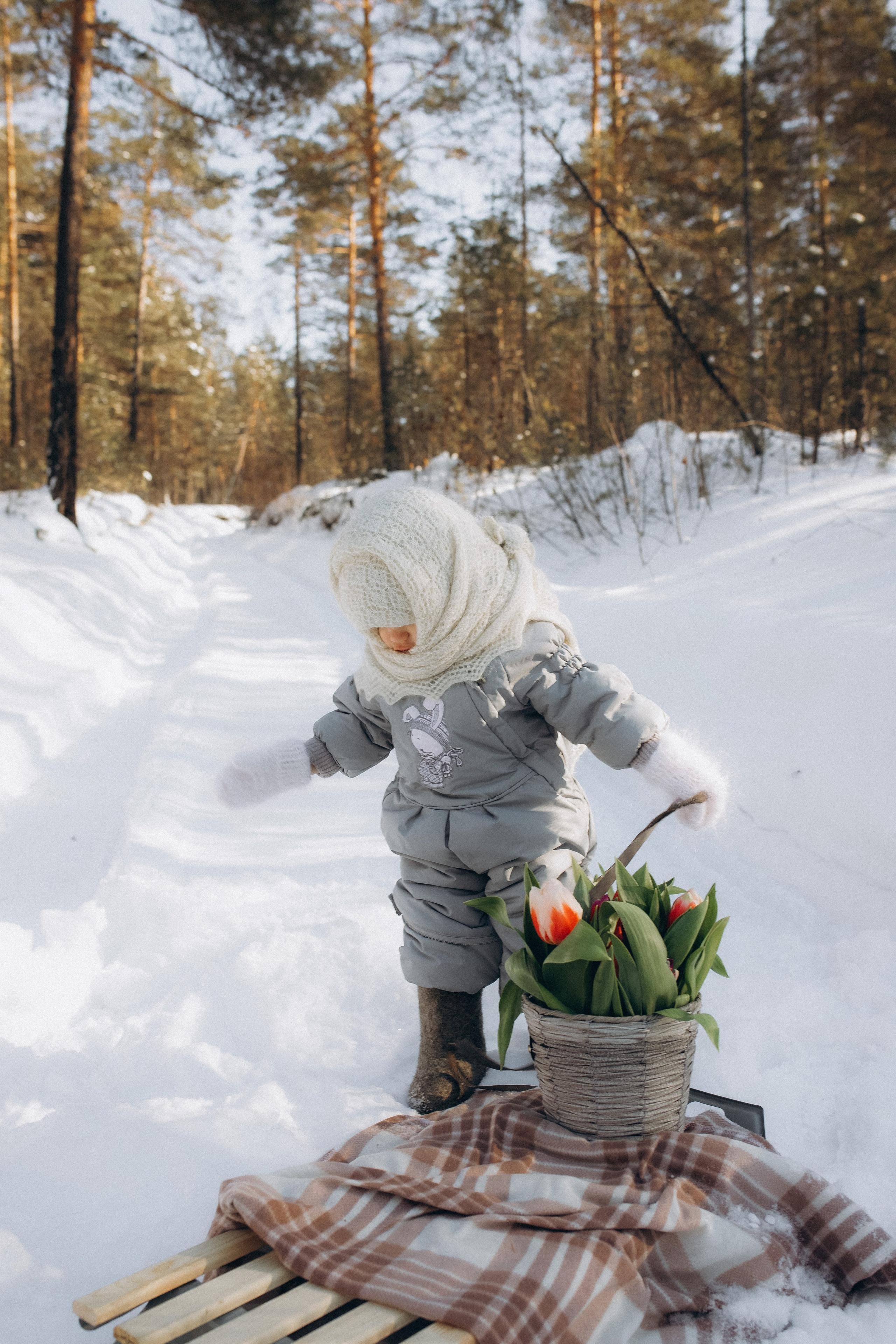 Девочка Зима. Семейный и детский фотограф город Тында Дарья