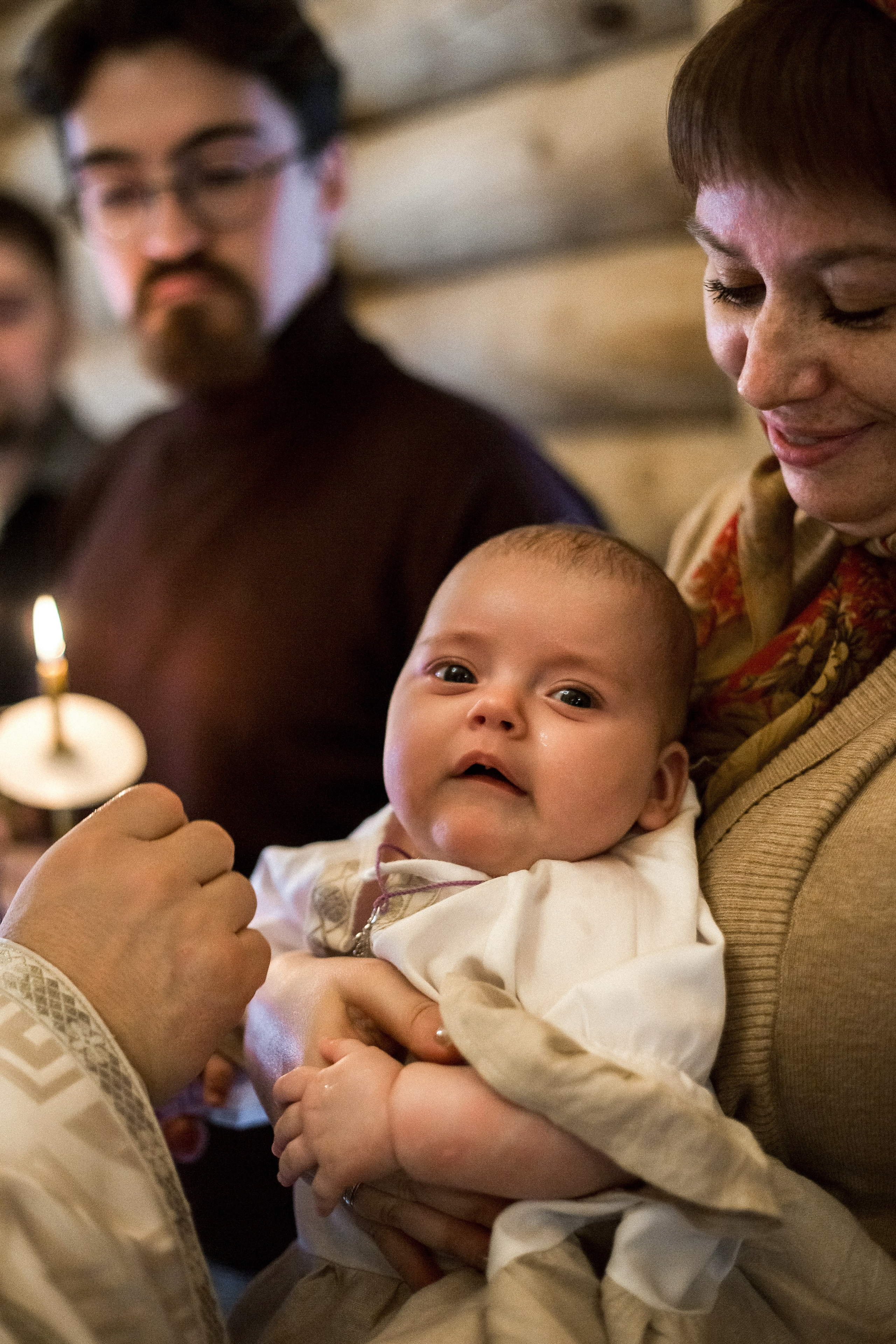 Таинство Крещения Ксении. Портретный, семейный, свадебный фотограф в Брянске Маргарита Василькова