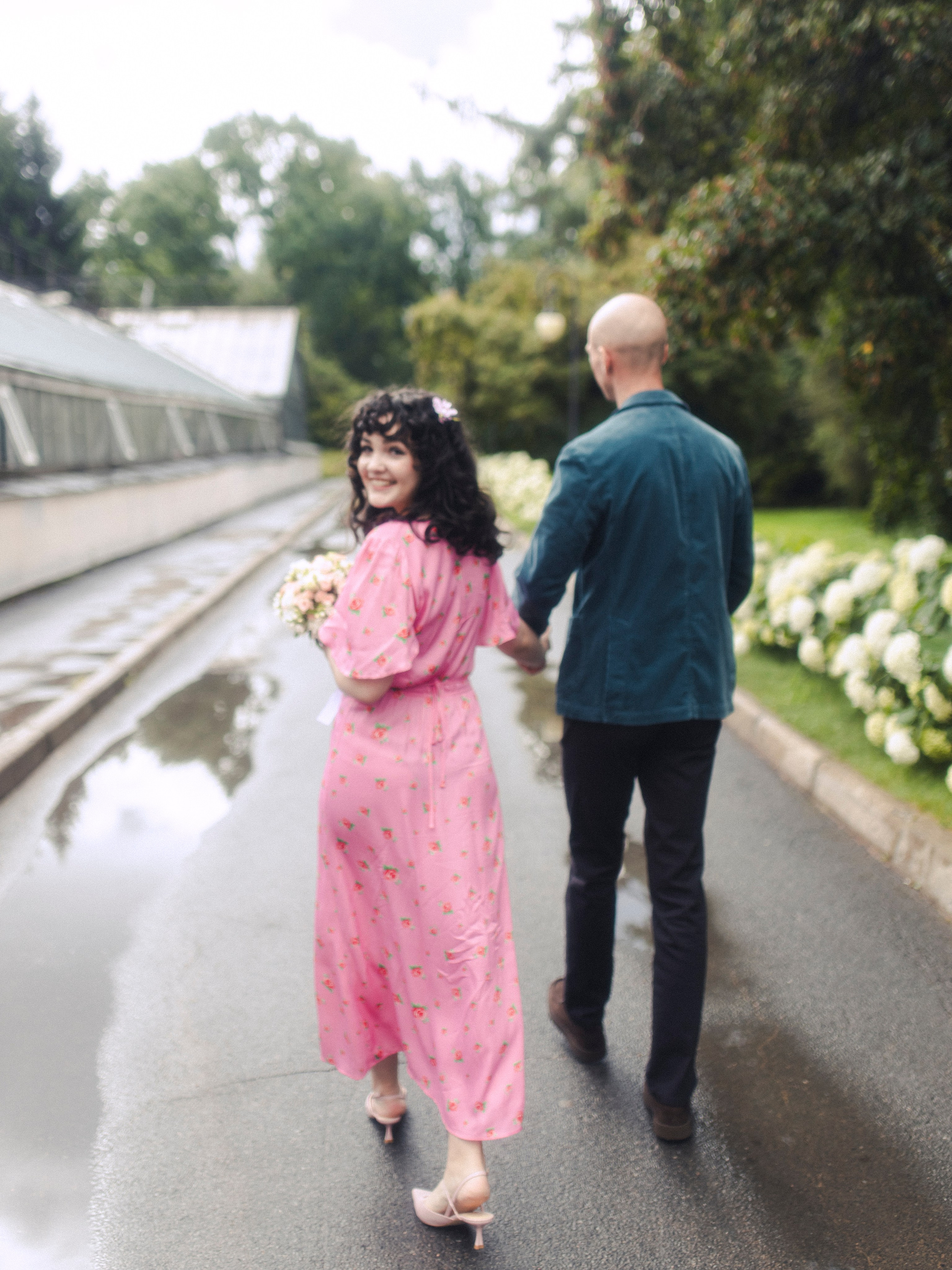 Загс Петроградки + ботанический сад. Фотограф СПБ Засорина Юлия