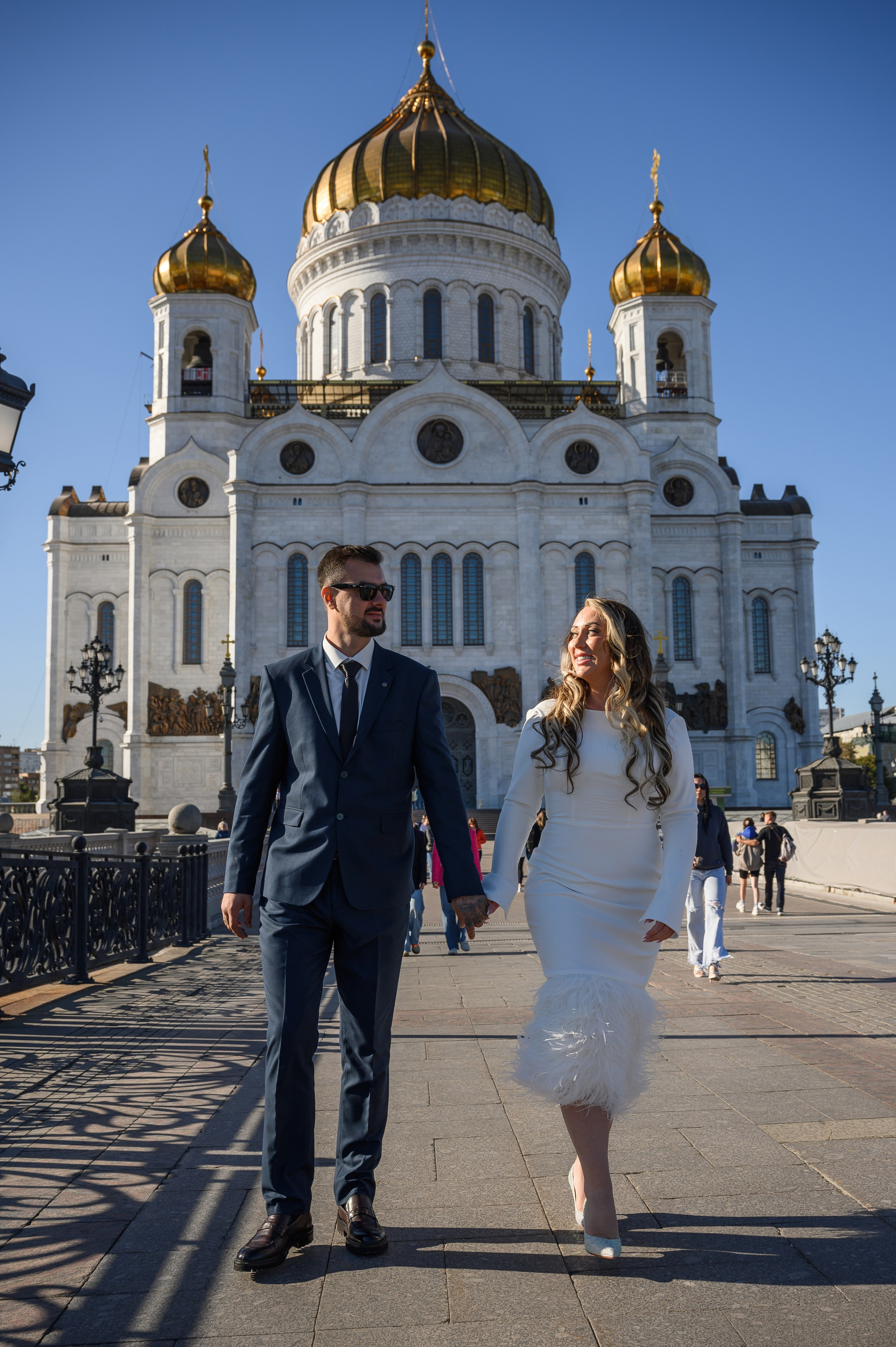 Свадьба Венчание Храм Христа Спасителя. Свадебный фотограф Москва Юрий Кульман