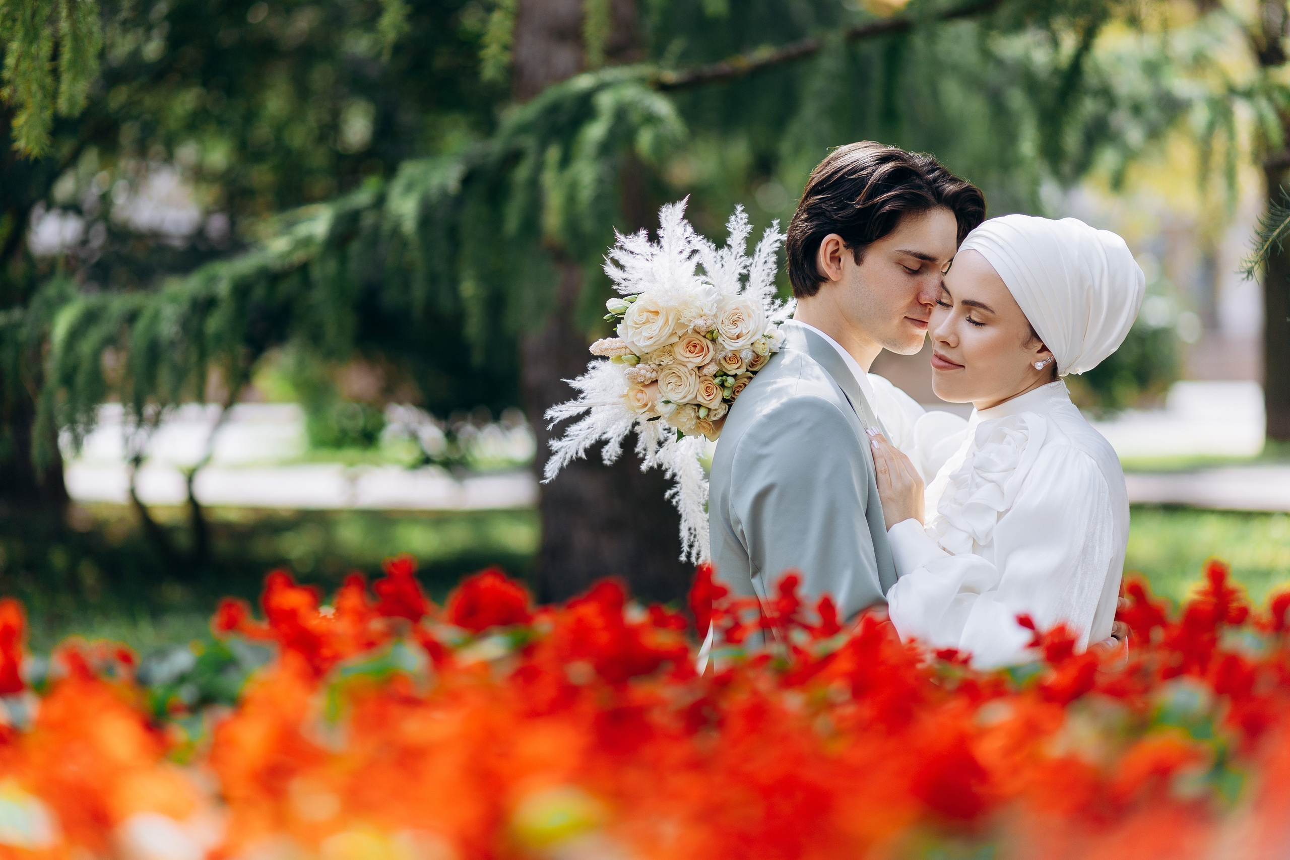 никах фотосессия в городе Казань в парке