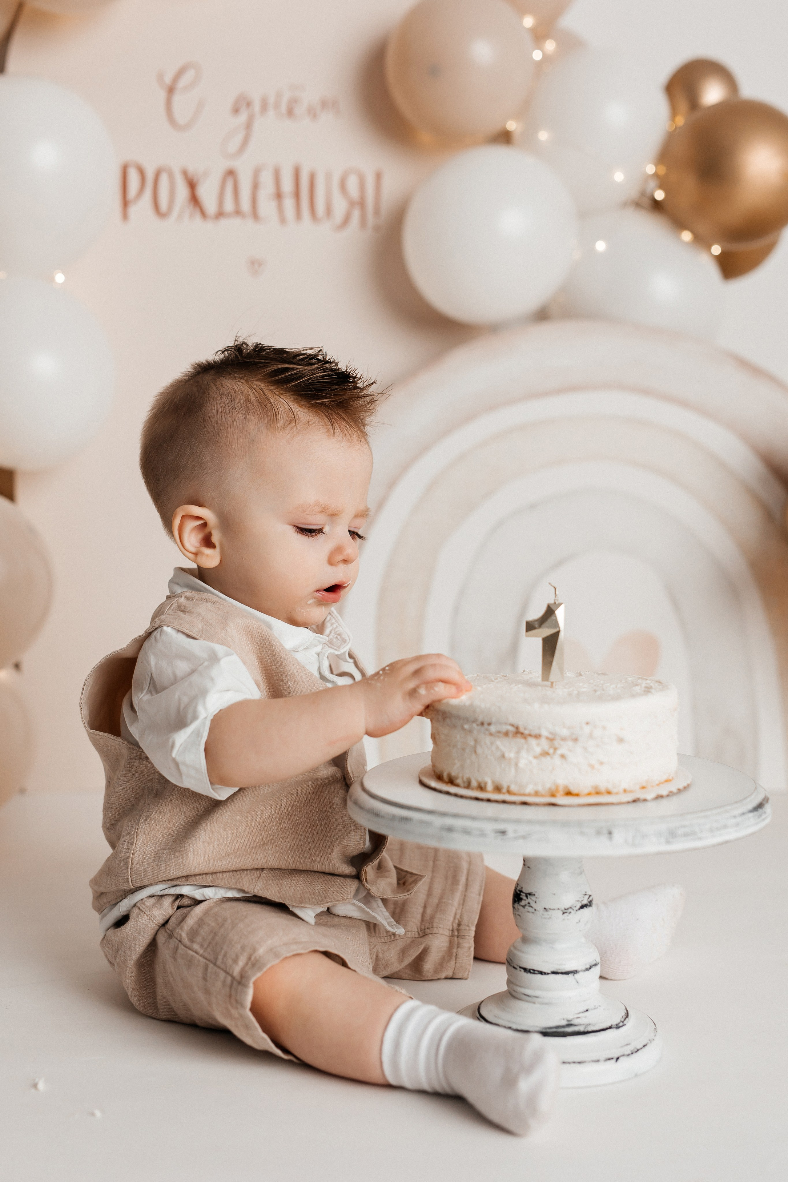 фотосессия первого годика в Краснодаре, детский фотограф 