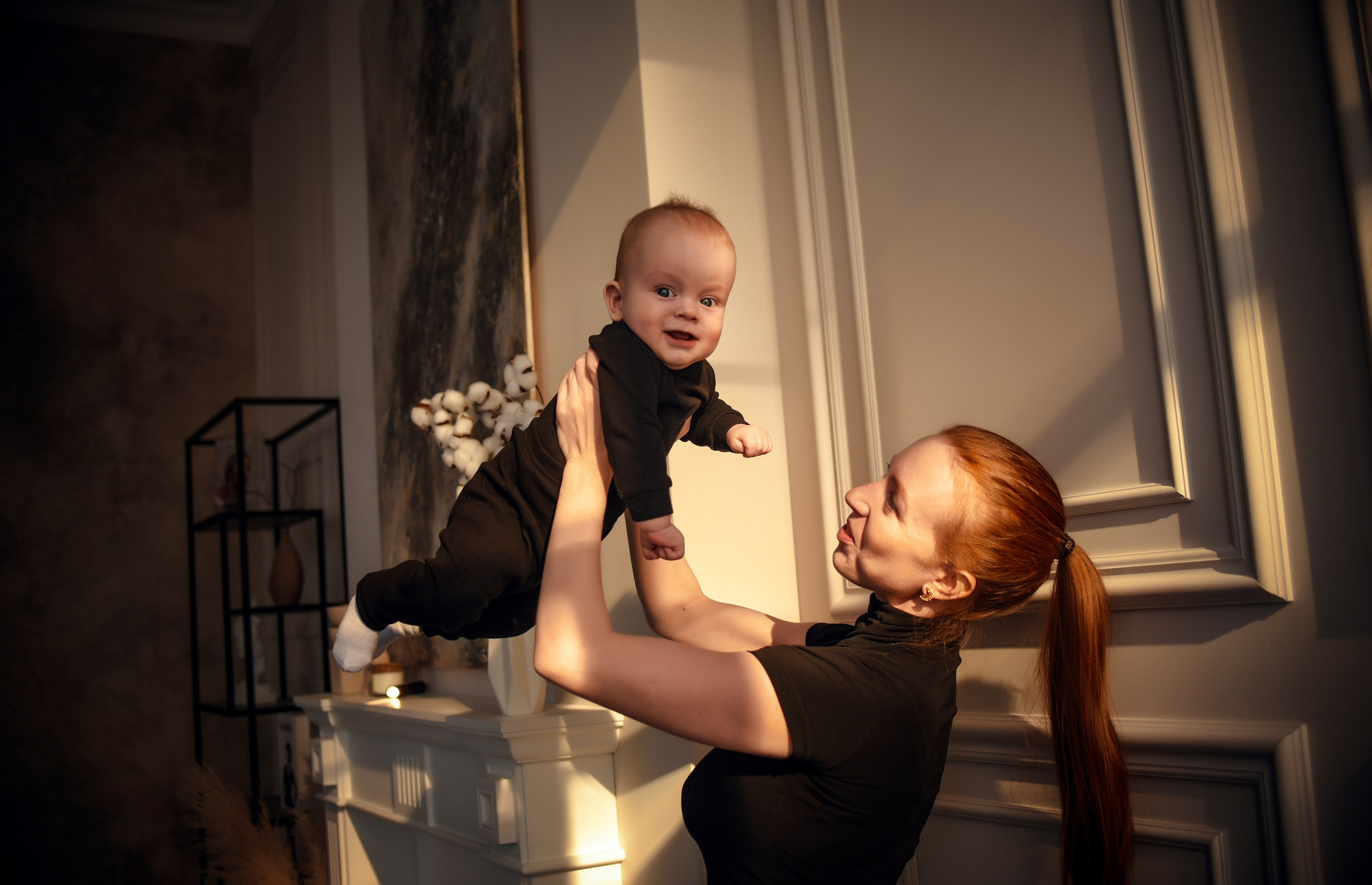 Семейная студийная фотосессия 3. Свадебный, семейный, детский, контент фотограф в Омске Максим Ильин