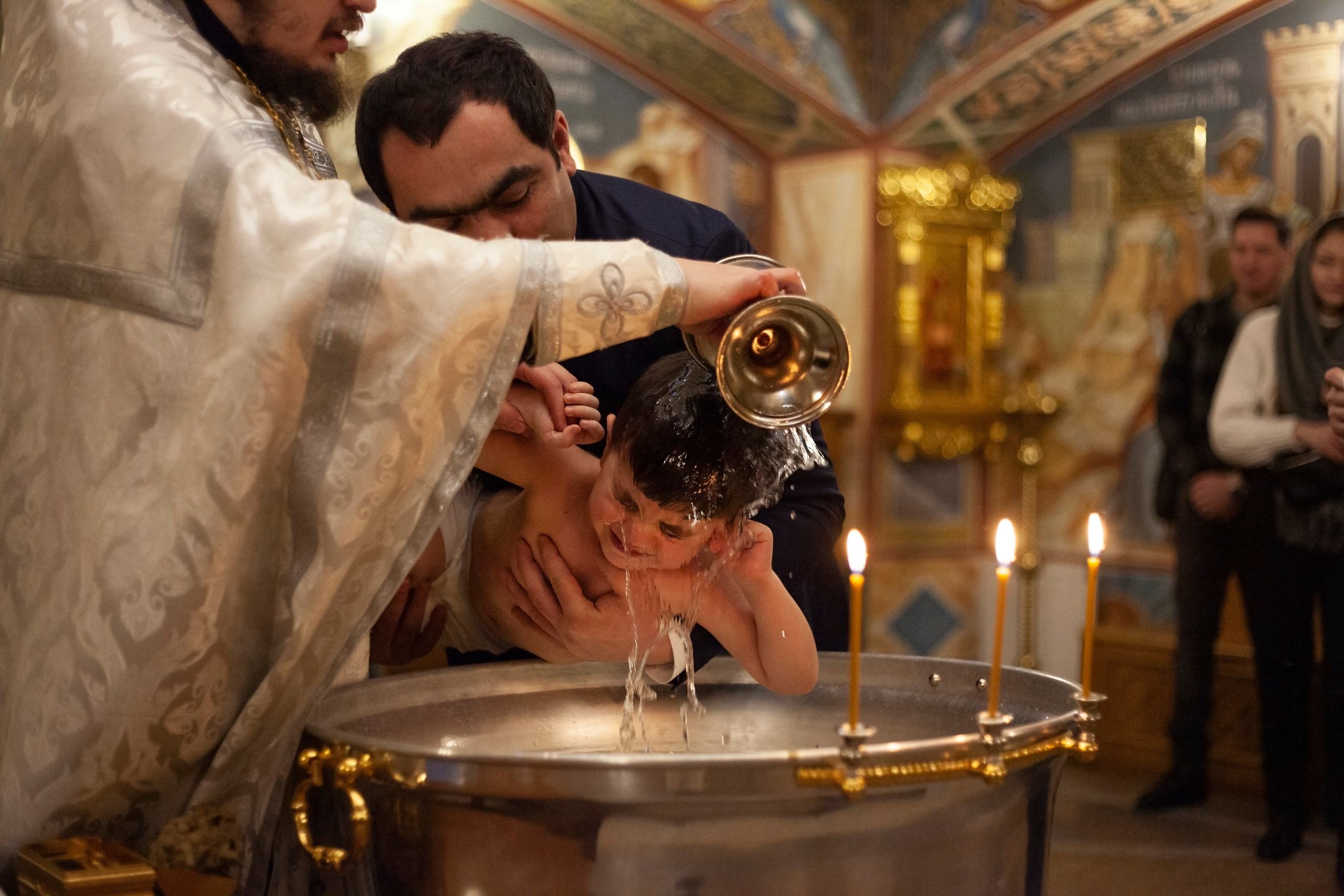 Таинство крещения. Фотограф Алёна Потёмкина