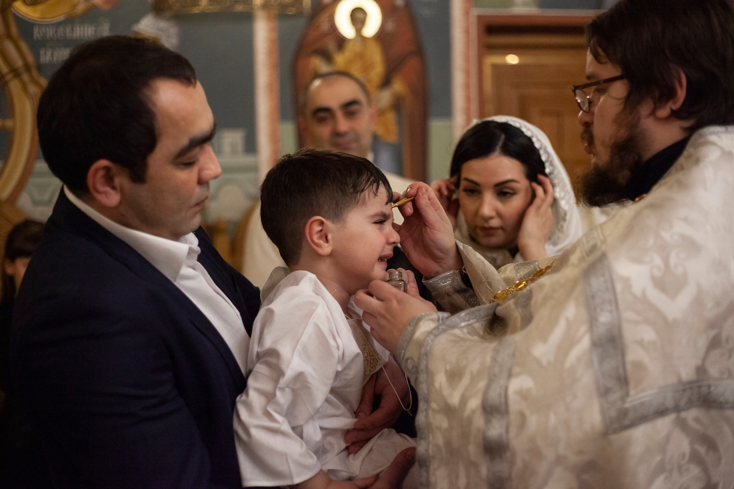 Таинство крещения. Фотограф Алёна Потёмкина