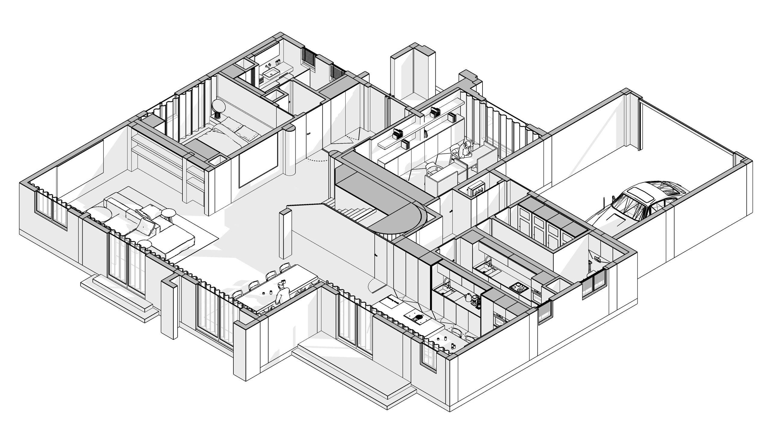 Дубай · Частный дом · 410 м². Дизайн интерьера в Калининграде — студия Dune Design. Архитектурный минимализм для жилых и коммерческих пространств