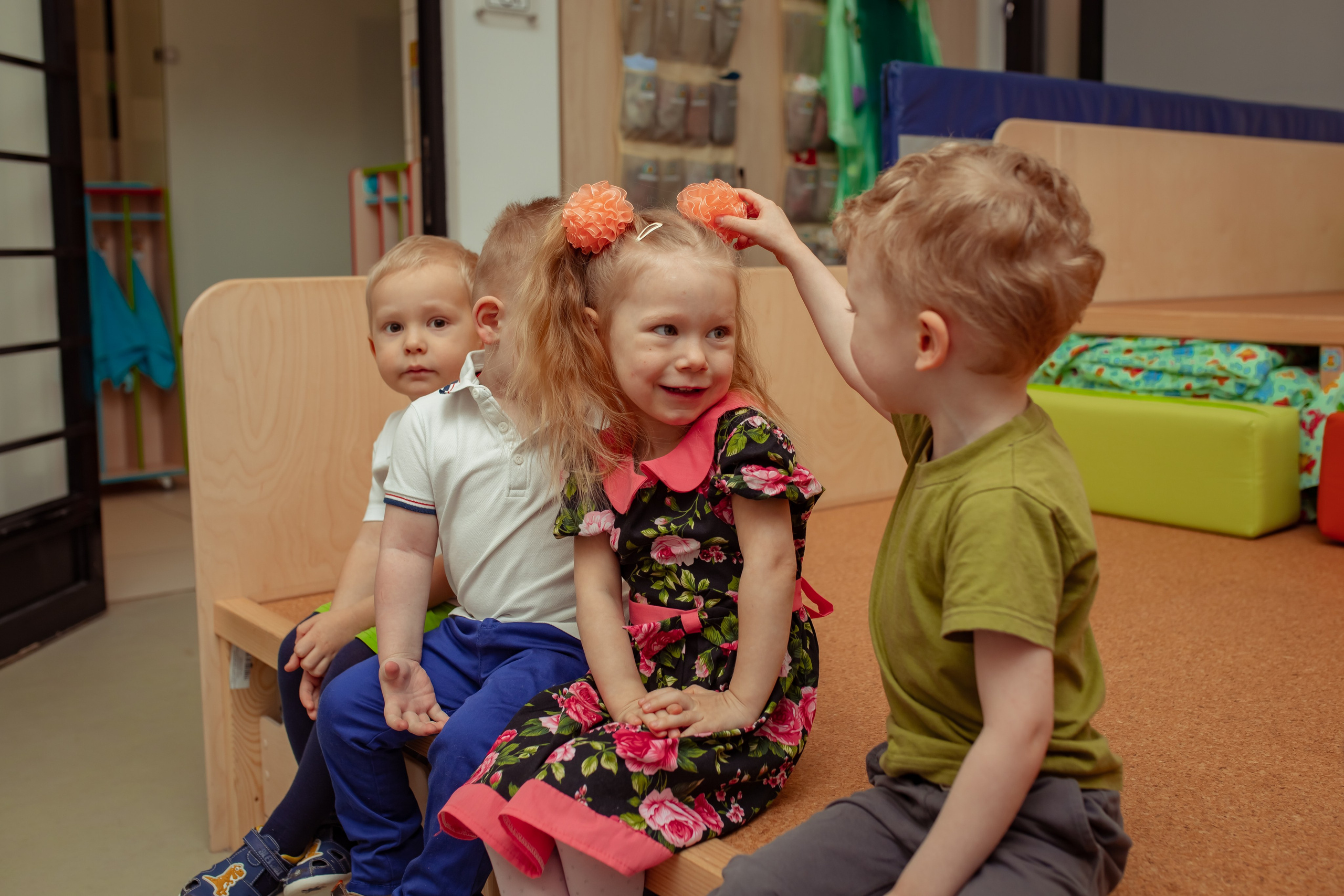 Праздник весны в детском саду. Семейный и детский фотограф в Москве Дорогова Екатерина