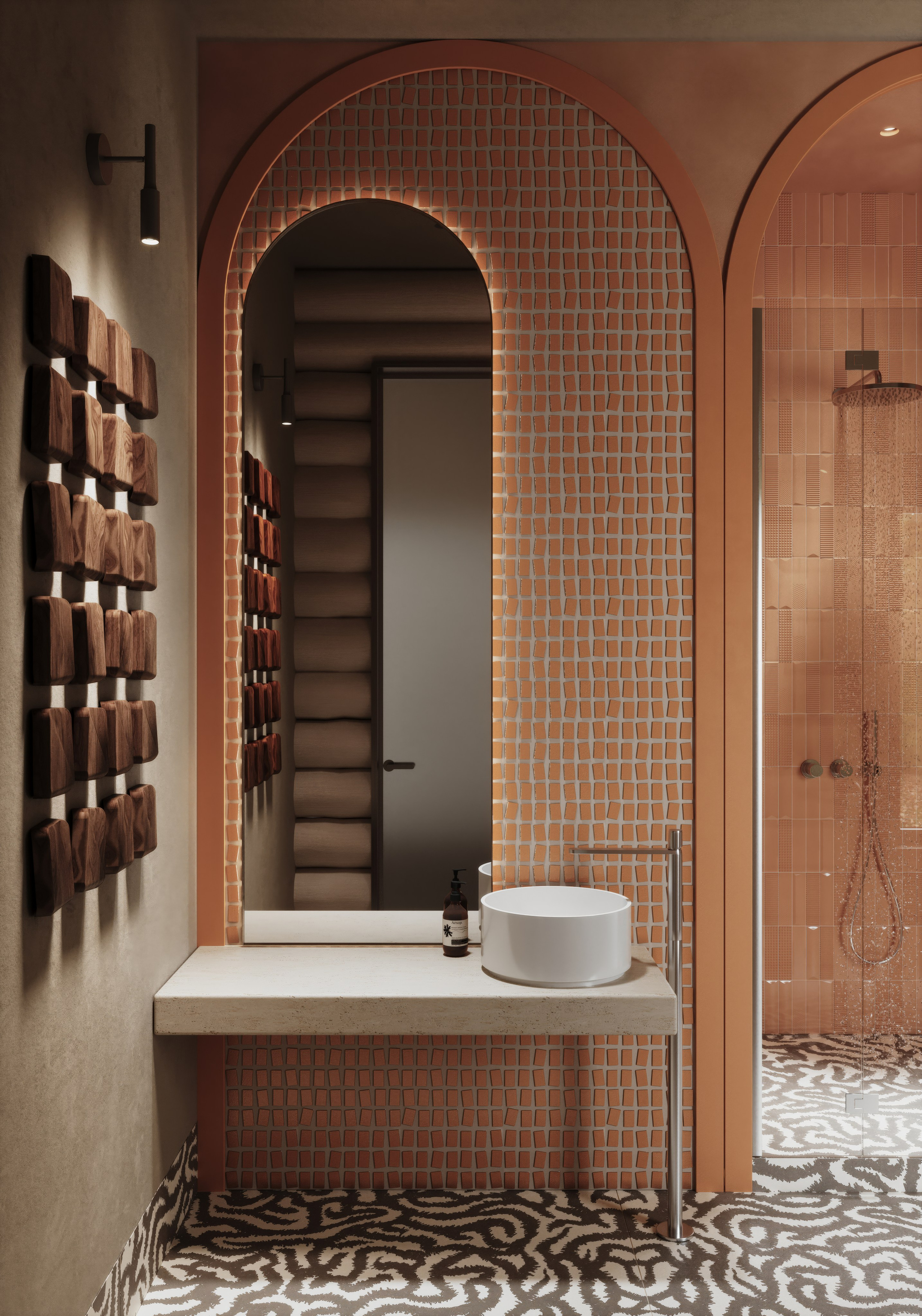 Country house Bathroom | Ashe Home. Середа Юлия | Визуализация