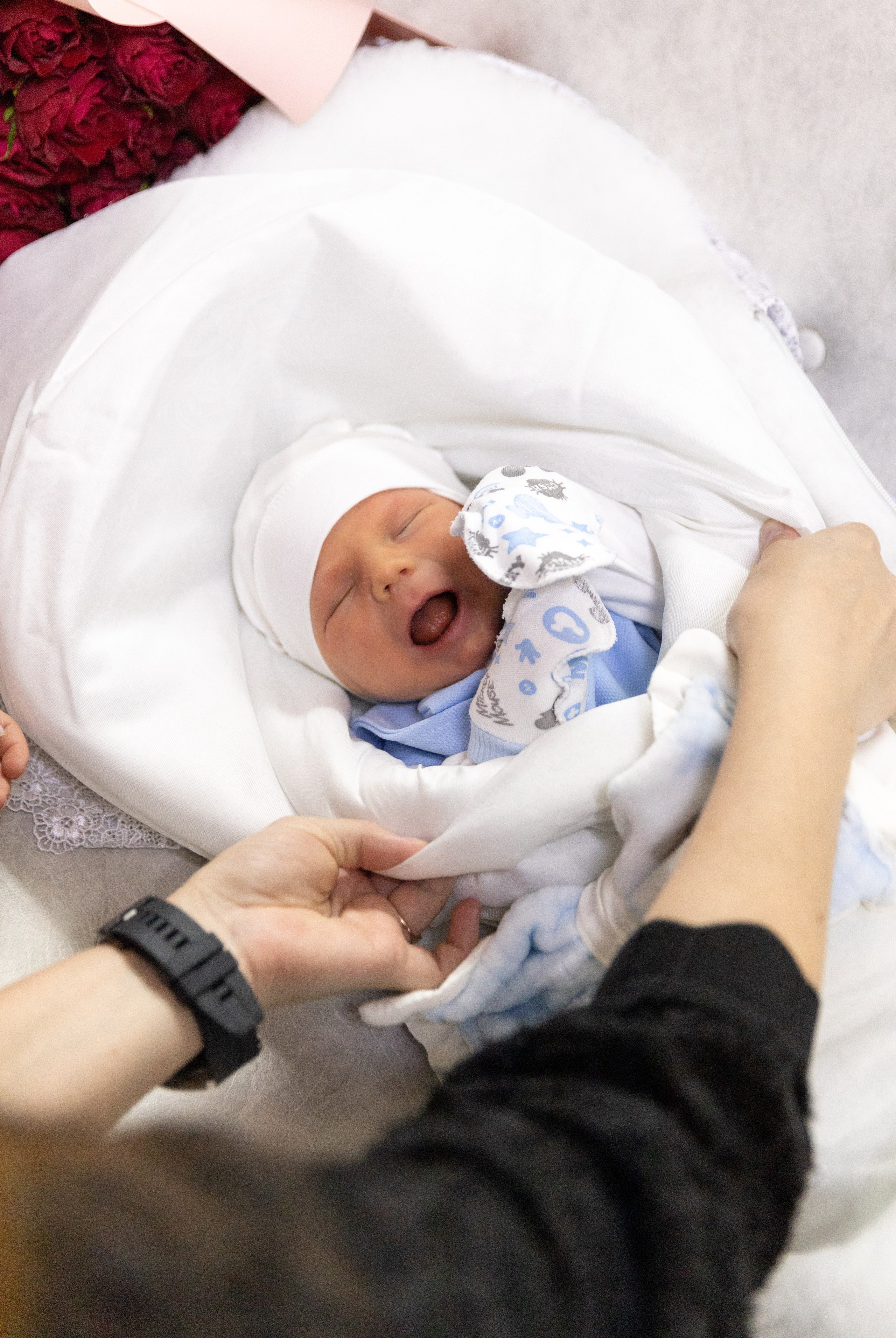 Выписка из роддома. Ирина Соломатина фотограф Чита