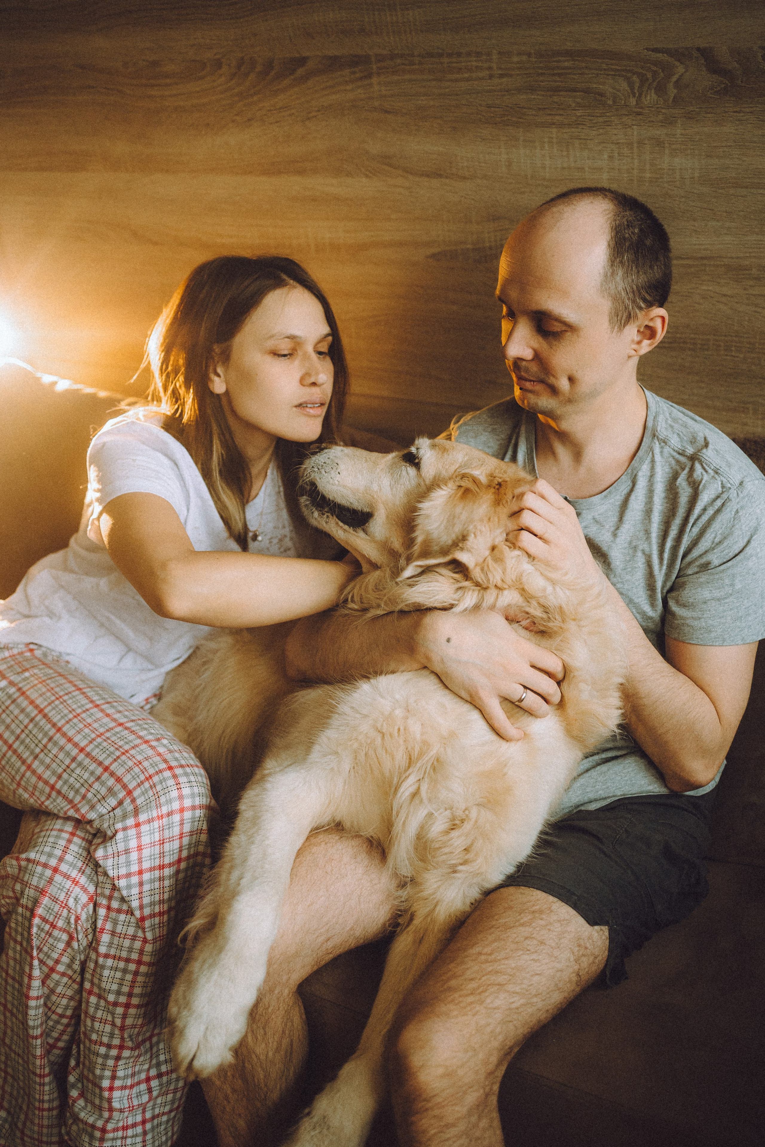 Ира, Андрей, Бэлла и Панда