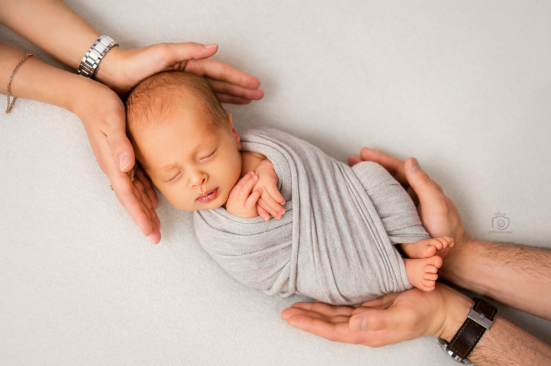 Портфолио новорожденных. Фотограф в Нефтеюганске Мила Аксёнкина
