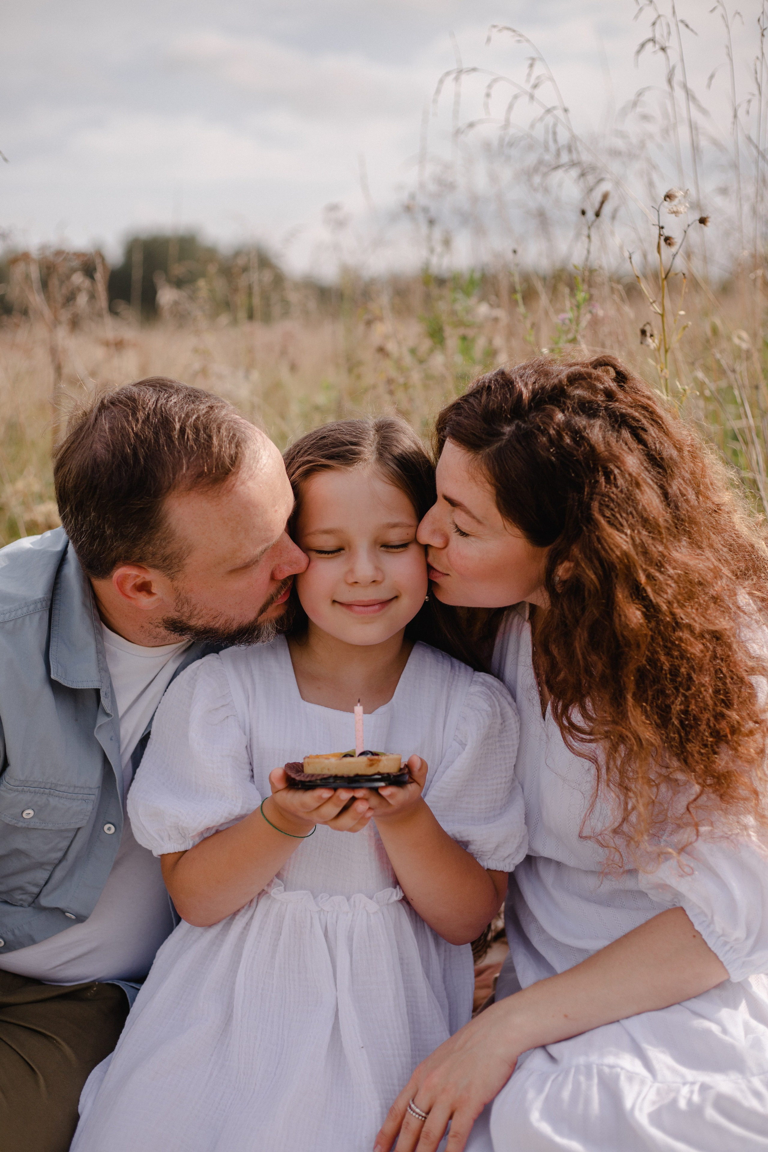 Семейная съёмка в поле