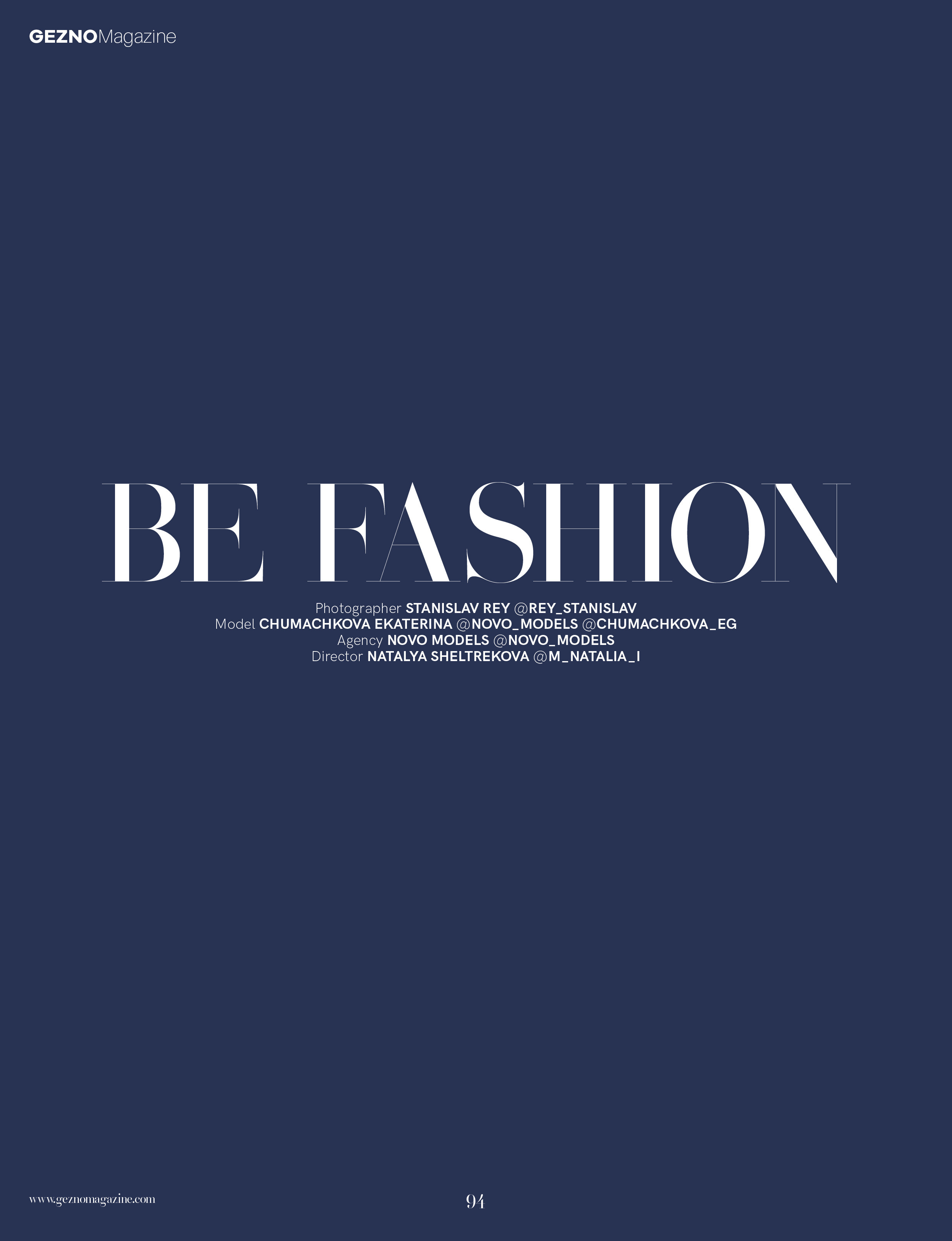 GEZNO Magazine November 2022 Issue #07. Rey Stanislav — репортажный и рекламный фотограф в Новокузнецке