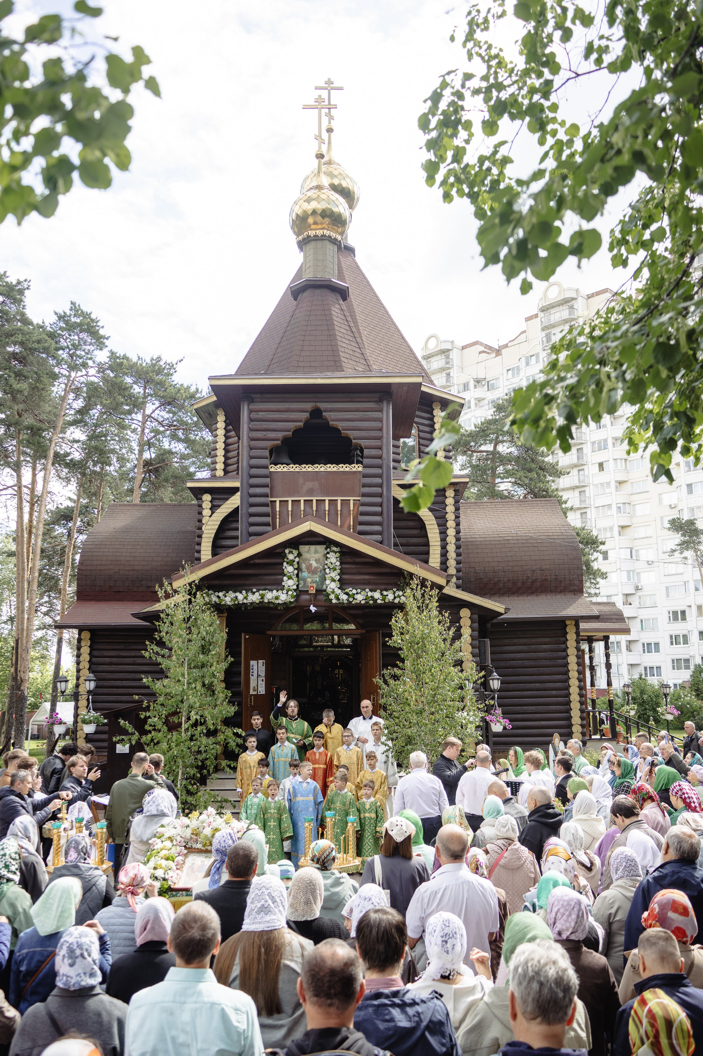 Престольный праздник в храме Троицы Живоначальной. Фотограф Москва/Подмосковье