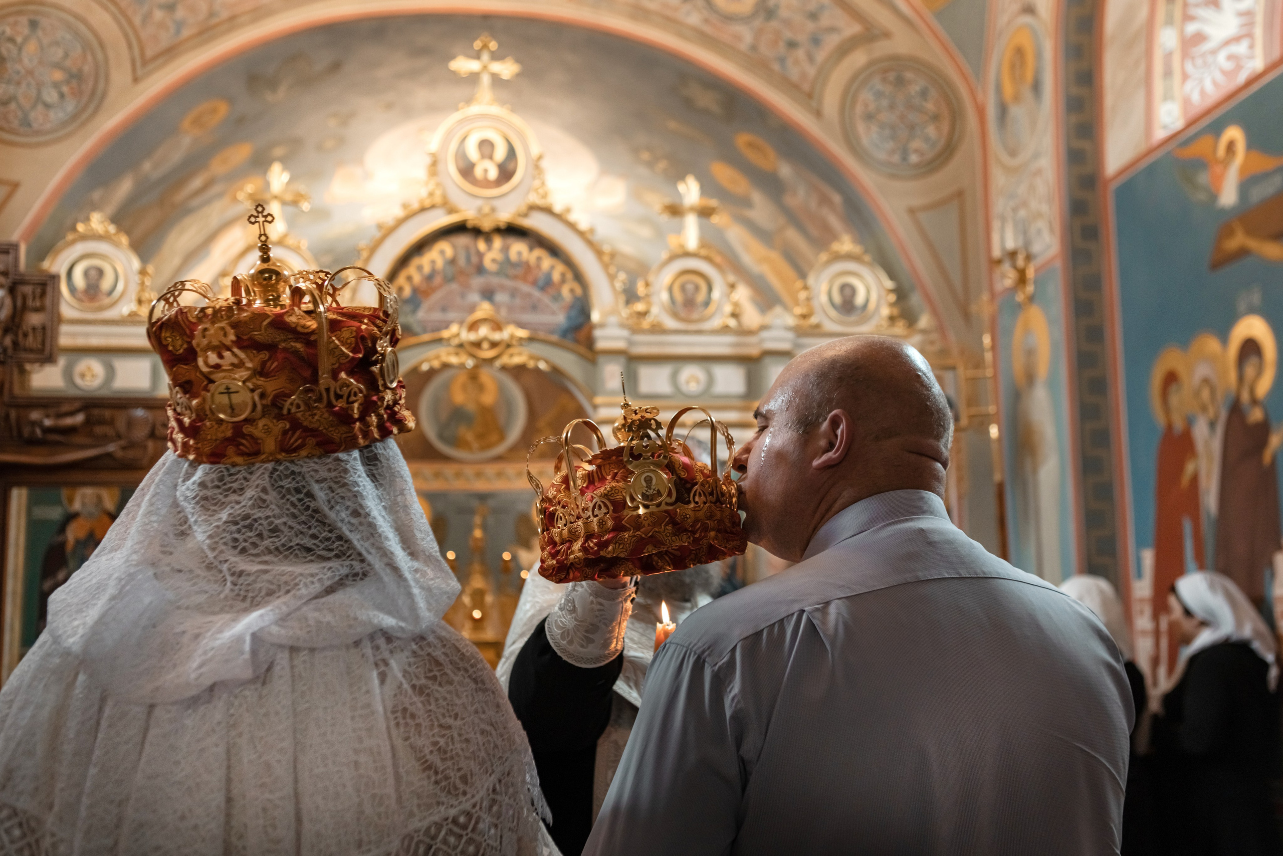 Таинство Венчания Елены и Александра. Фотограф на крестины