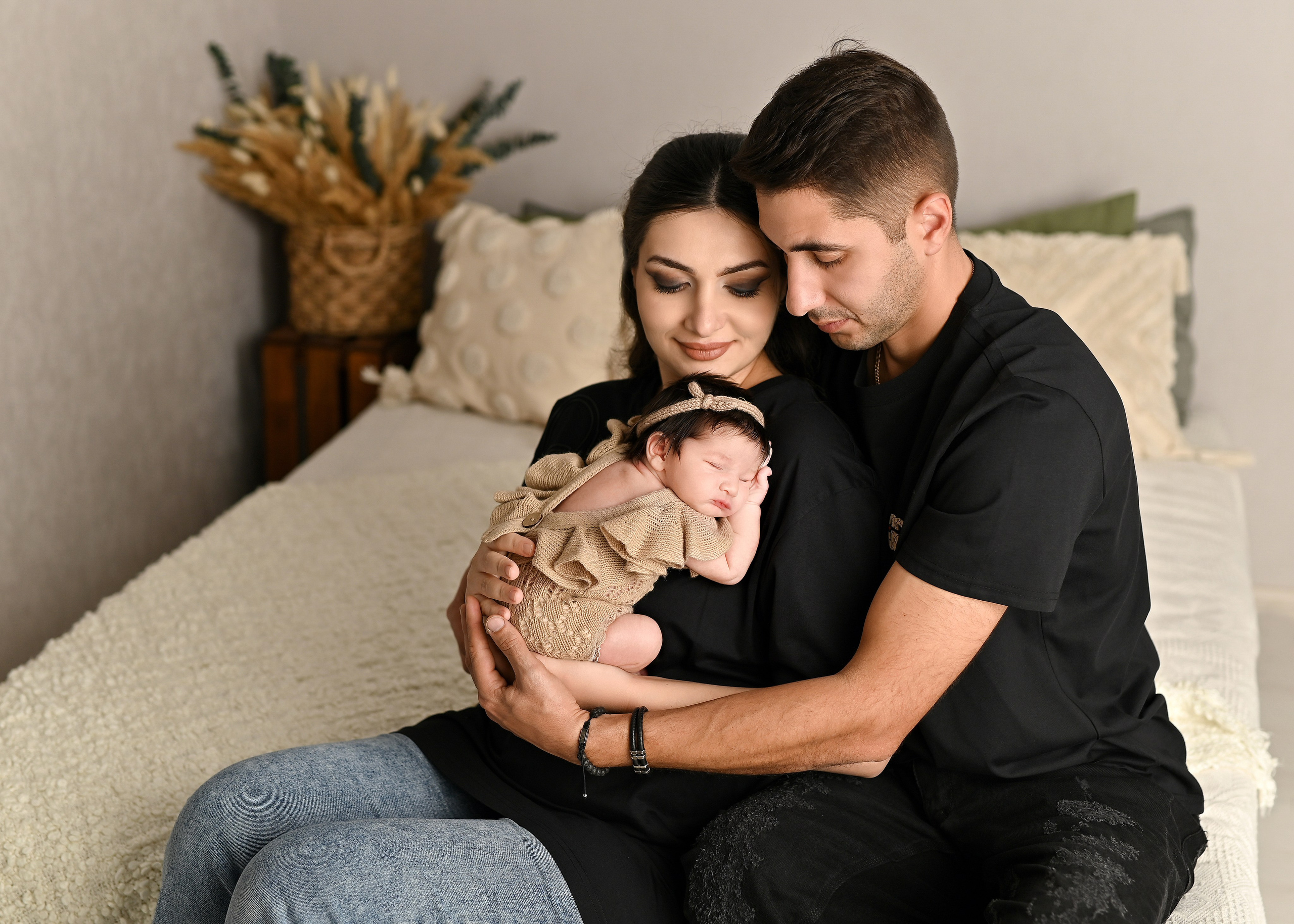 Лайфстайл с элементами ньюборн. Фотограф новорождённых малышей в Краснодаре Татьяна Нагорная