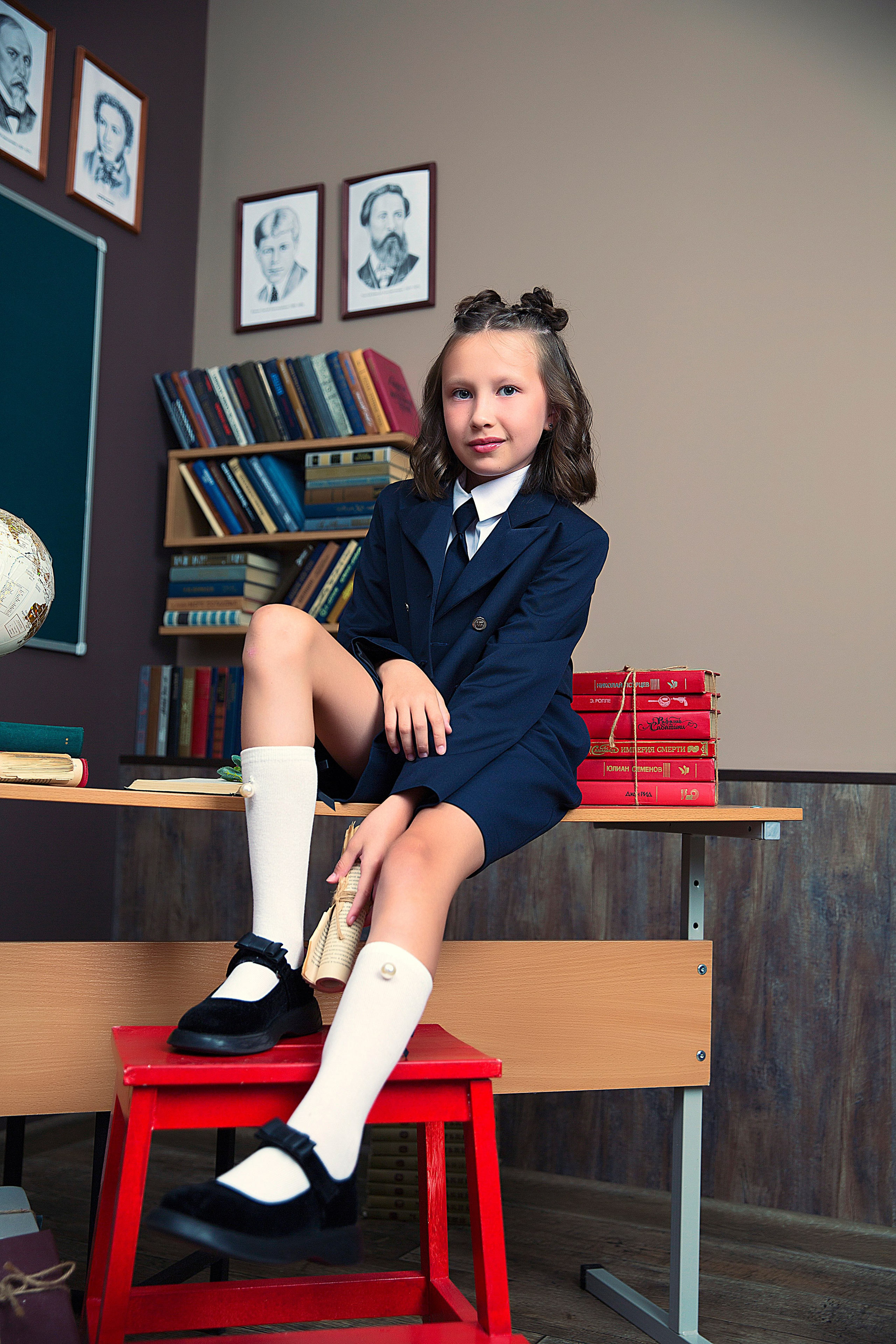 Школьница. Детский школьный фотограф в Кемерово Зиновьева Екатерина