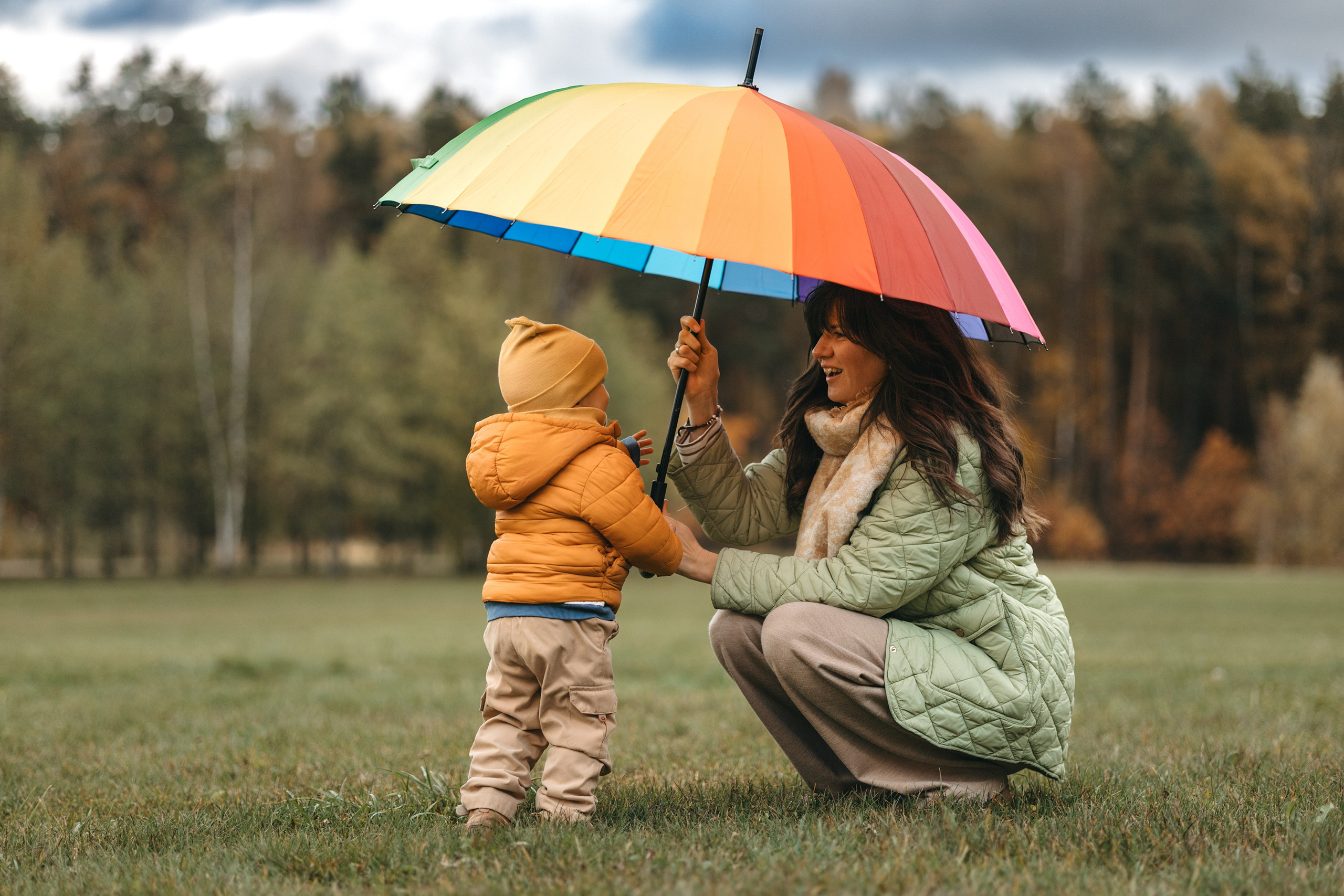 Осенняя семейная съемка. Фотограф Анималист в Москве Анастасия Жучкова