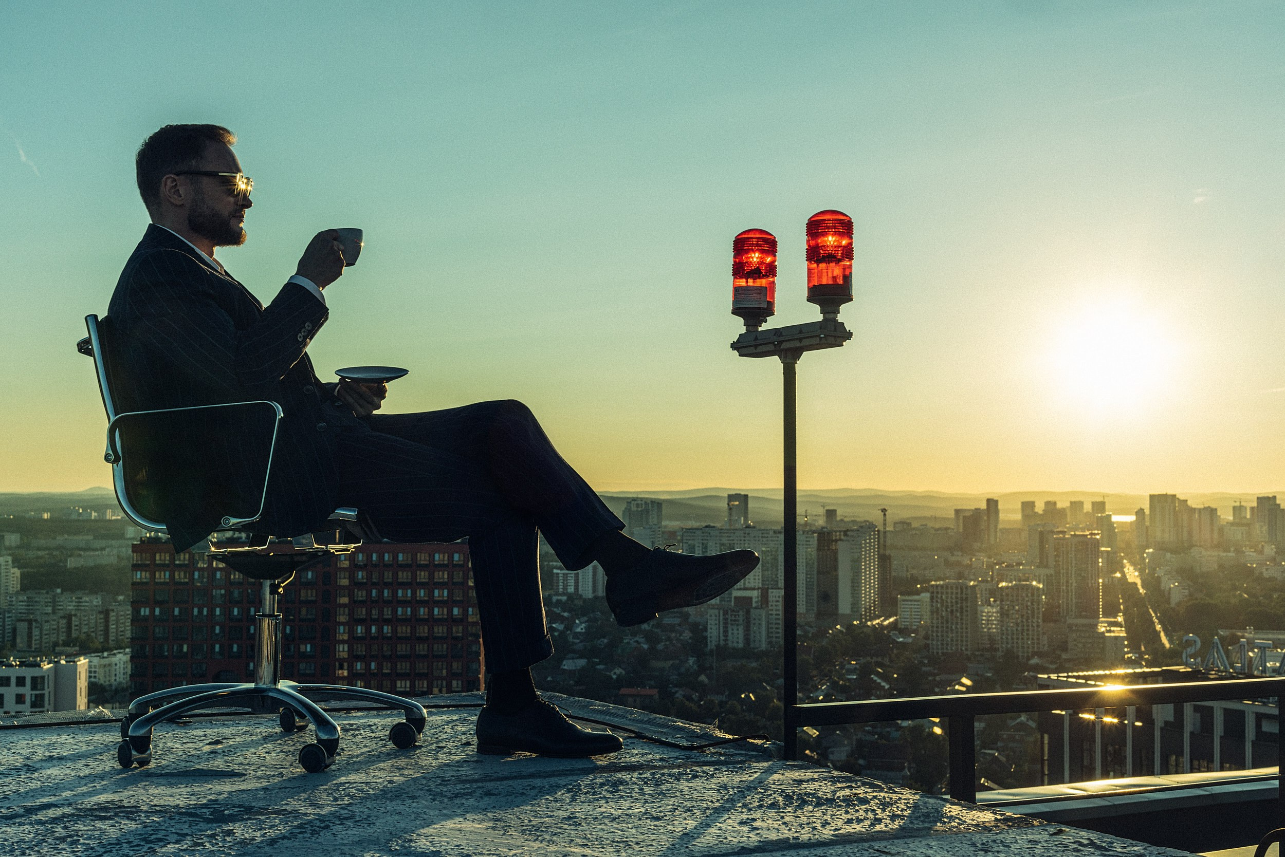 стильный бизнес портрет