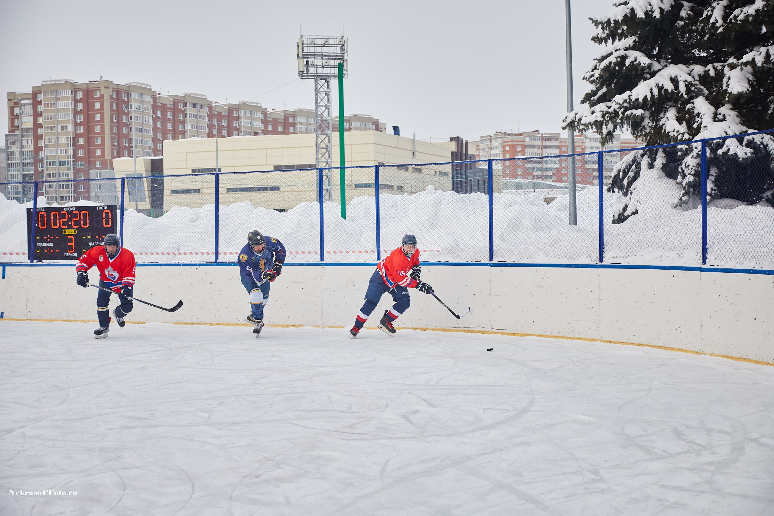 Турнир по хоккею «Русская классика» в рамках Офицерской хоккейной лиги. Спортивный фотограф Некрасов Денис