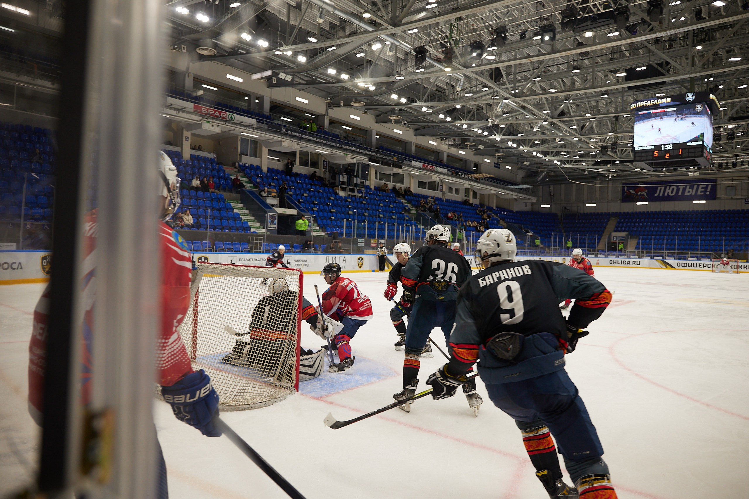 Репортаж. Офицерская хоккейная лига 2025 год. Спортивный фотограф Некрасов Денис