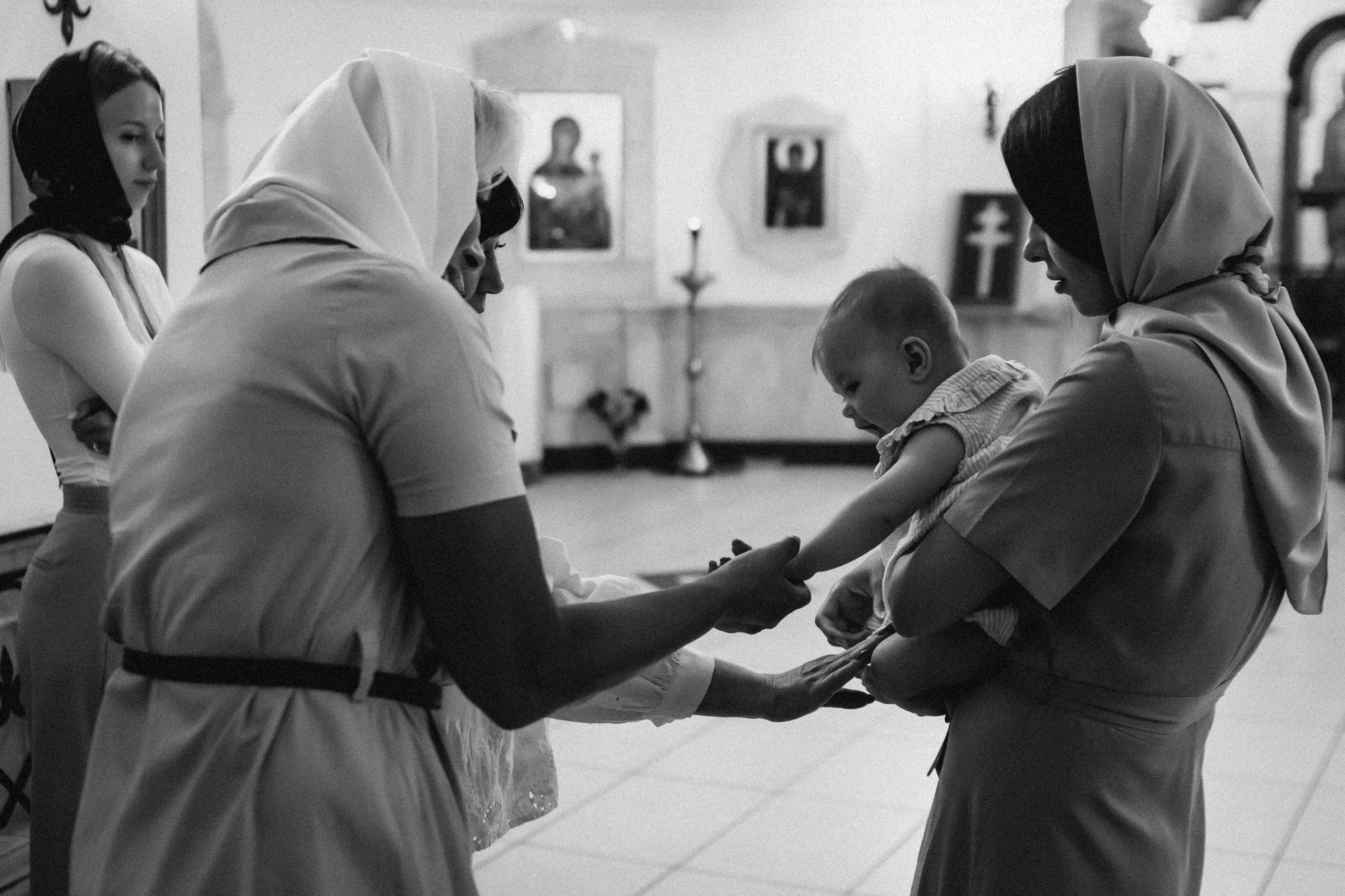 Крещение Ксении. Семейный фотограф Минск Усова Ольга