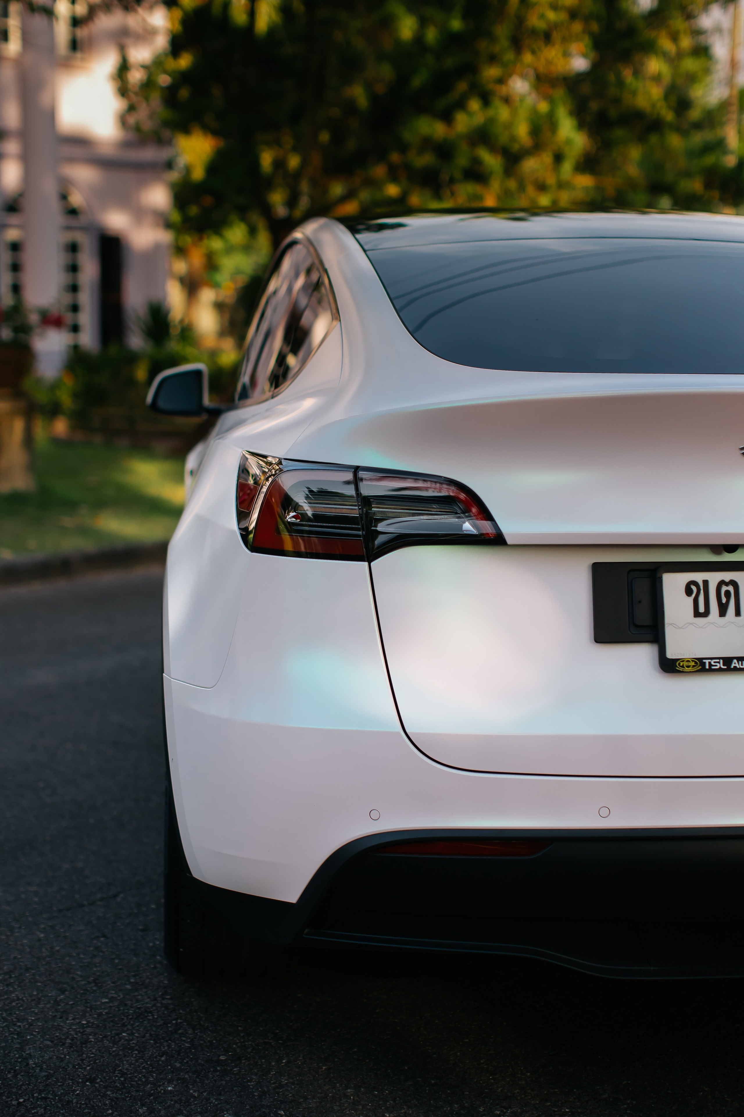 Tesla Model 3 Pearl. Фотограф в на Пхукете Сергей Войлоков