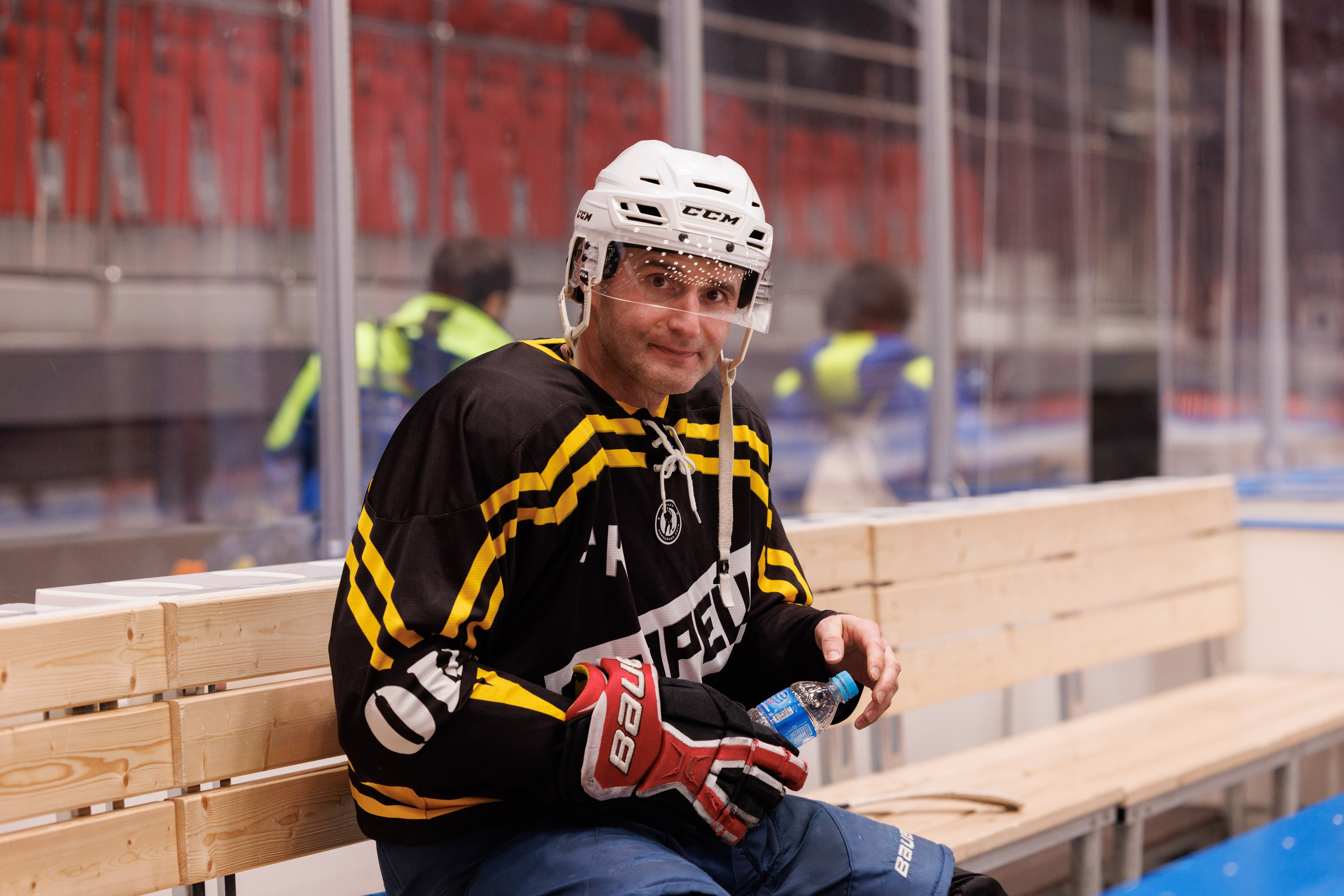 НХЛ (40+) Ижорец — Бульдозер 4-6. Фотограф Александр Заломаев