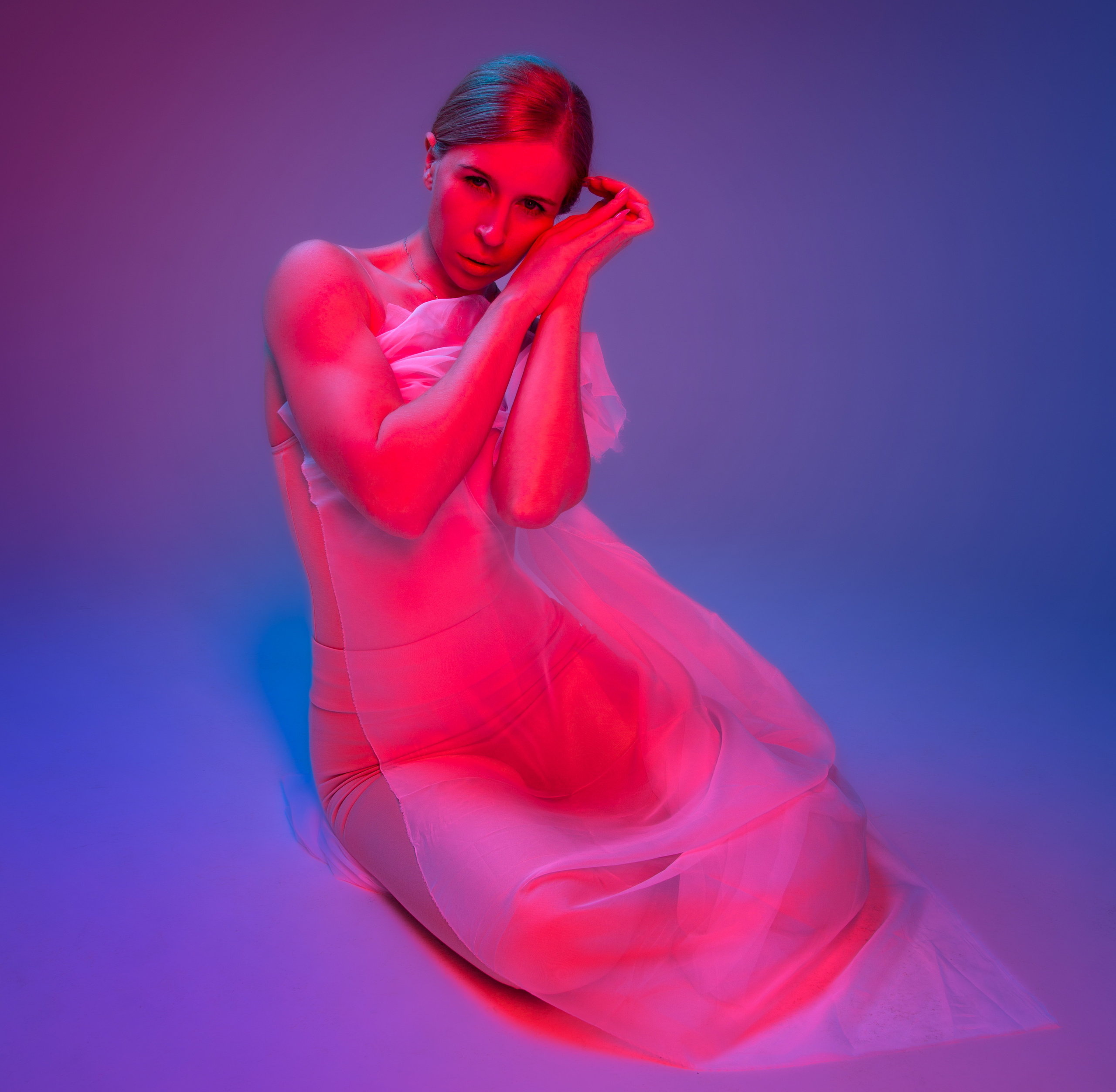 Кристина и цветной свет. Балетный фотограф Москва Майоров Николай