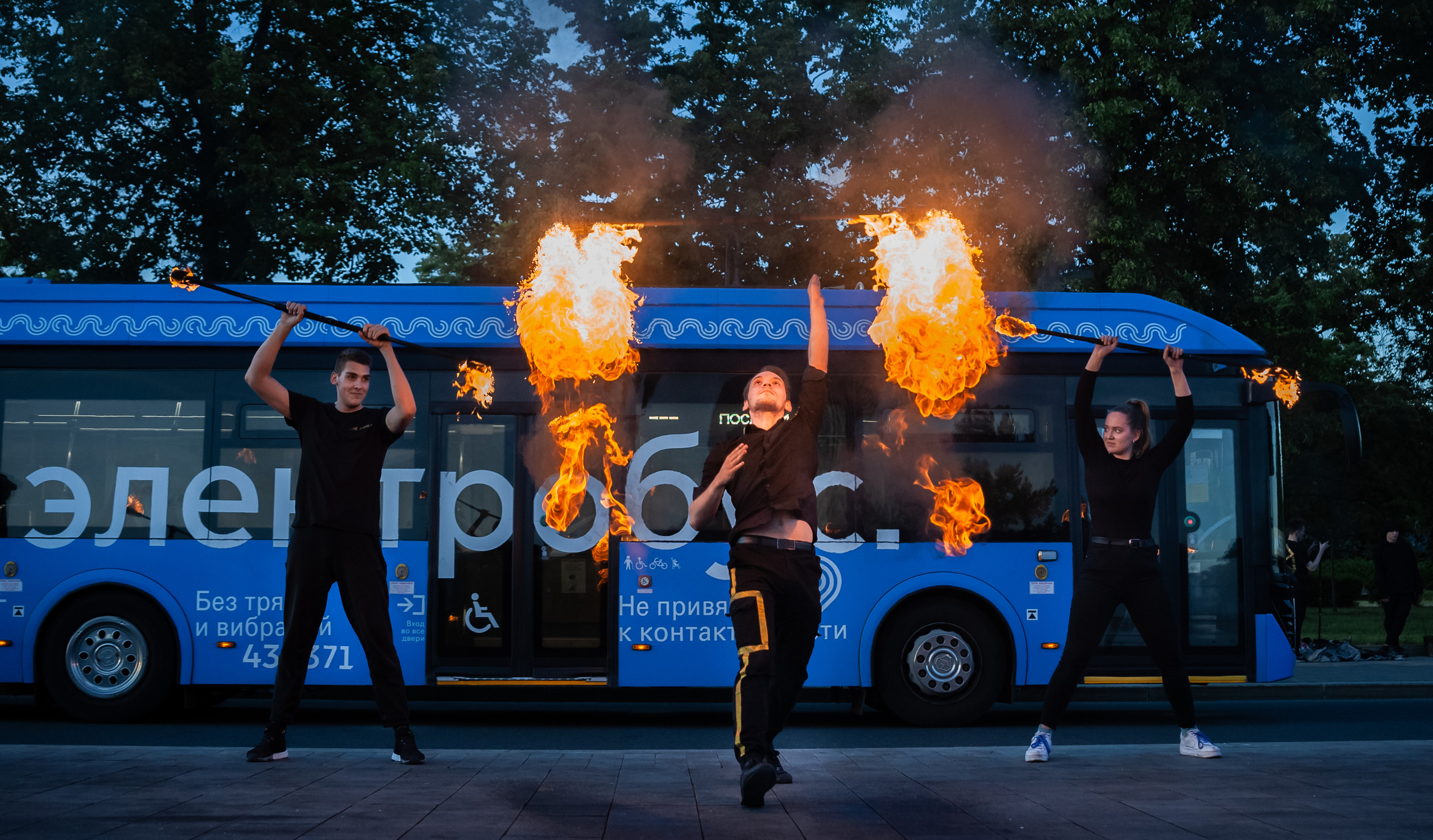 Огненное шоу. Балетный фотограф Москва Майоров Николай
